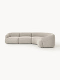 Galeriebild 1 - Modulares Bouclé-Ecksofa Sofia (4-Sitzer)