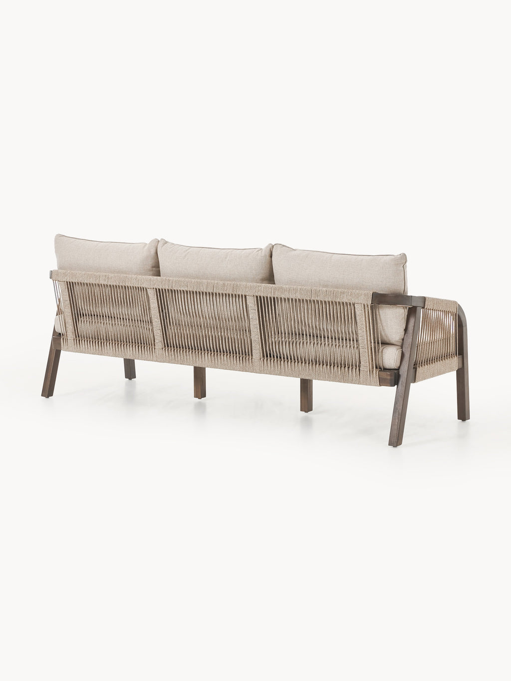 Garten-Loungesofa Lu (3-Sitzer) aus Akazienholz