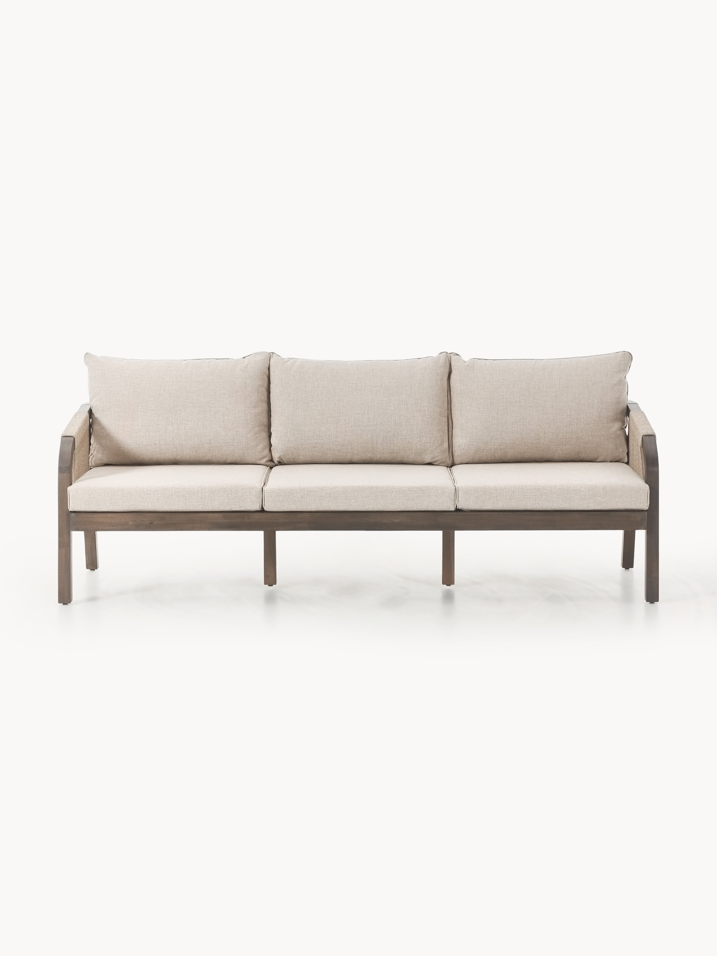Galeriebild 1 - Garten-Loungesofa Lu (3-Sitzer) aus Akazienholz