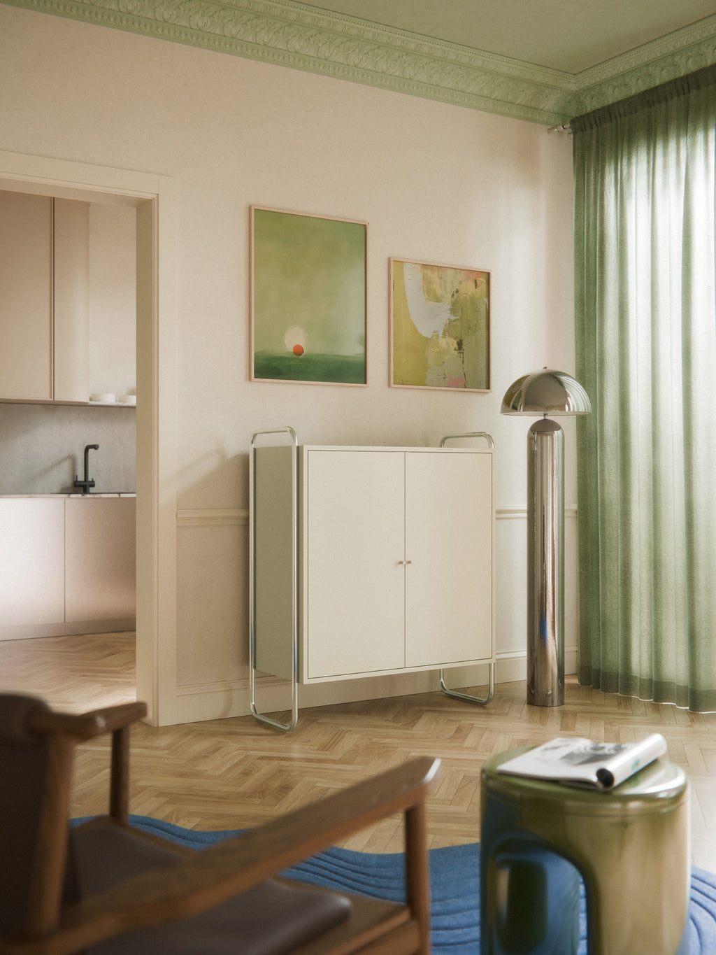 Metall-Highboard Robyn