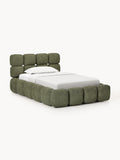 Galeriebild 1 - Einzelbett Tayla mit Stauraum aus Teddy-Bouclé