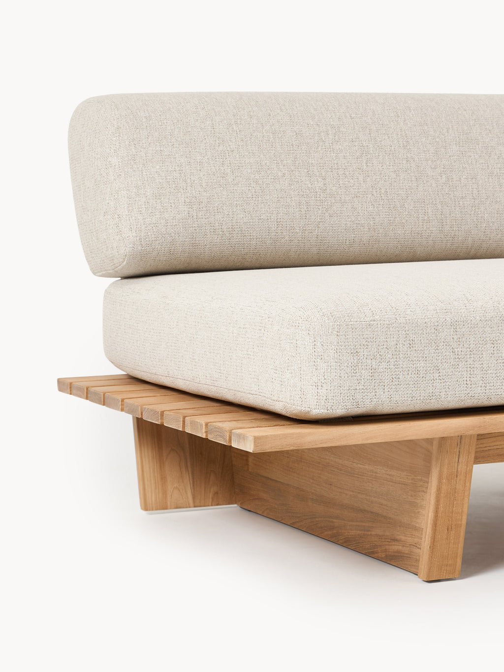 Garten-Sofa Eiko (3-Sitzer) aus Teakholz