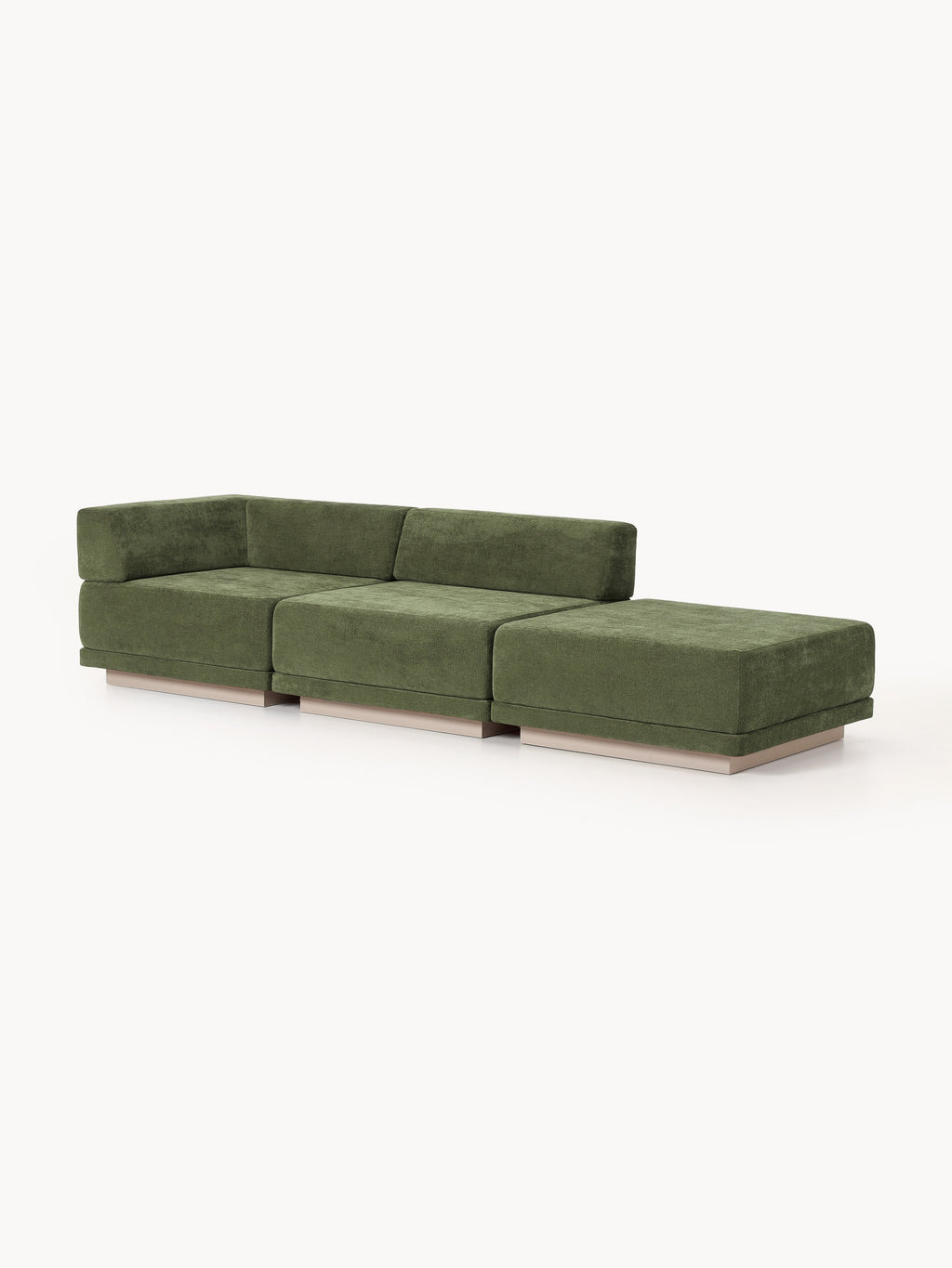 Modulares Sofa Colin (4-Sitzer) mit Ottomane