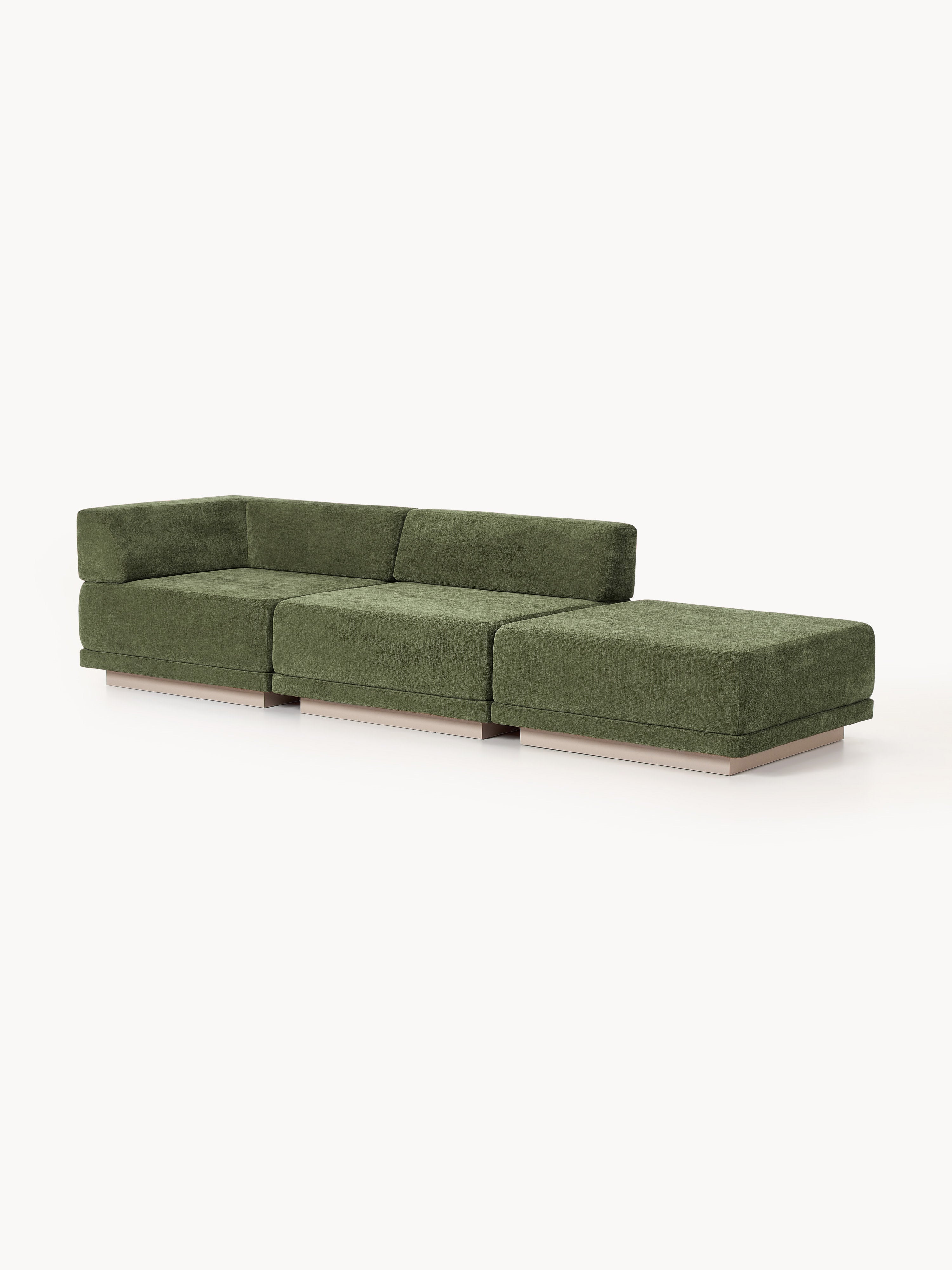 Modulares Sofa Colin (4-Sitzer) mit Ottomane