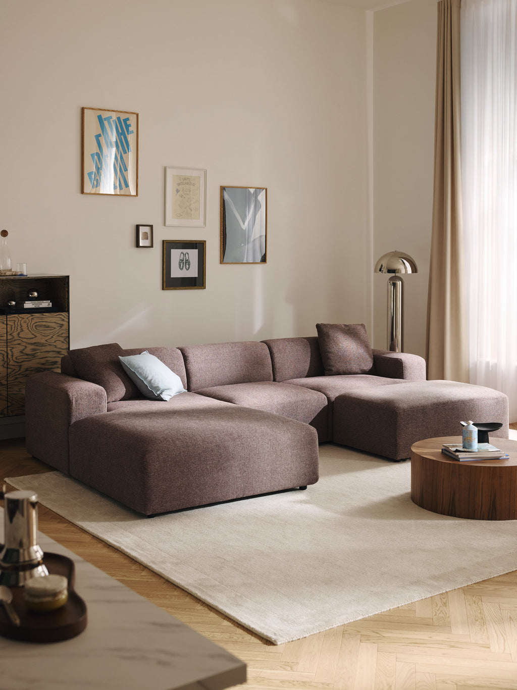 XL Sofa-Hocker Melva, B 116 x T 72 cm
