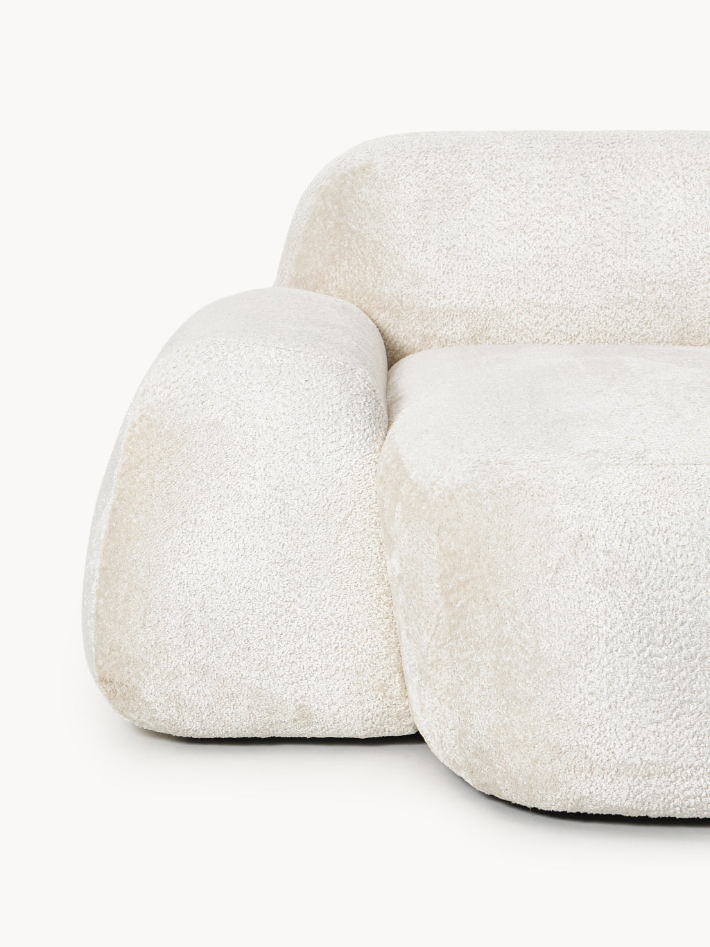 XL Loungesessel Wolke aus Teddy-Bouclé