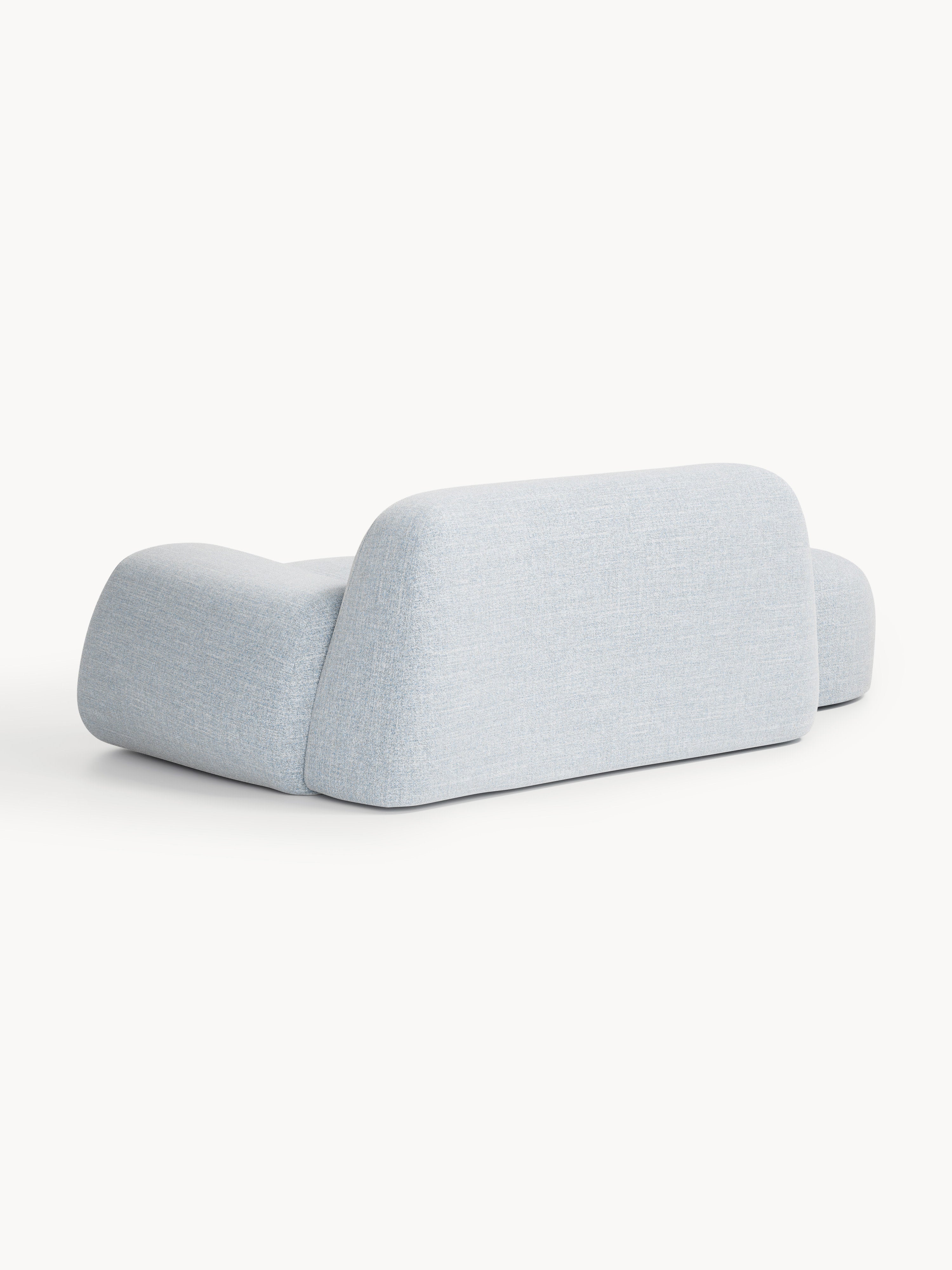 Bouclé-Sofa Wolke (2-Sitzer) mit Chaiselongue