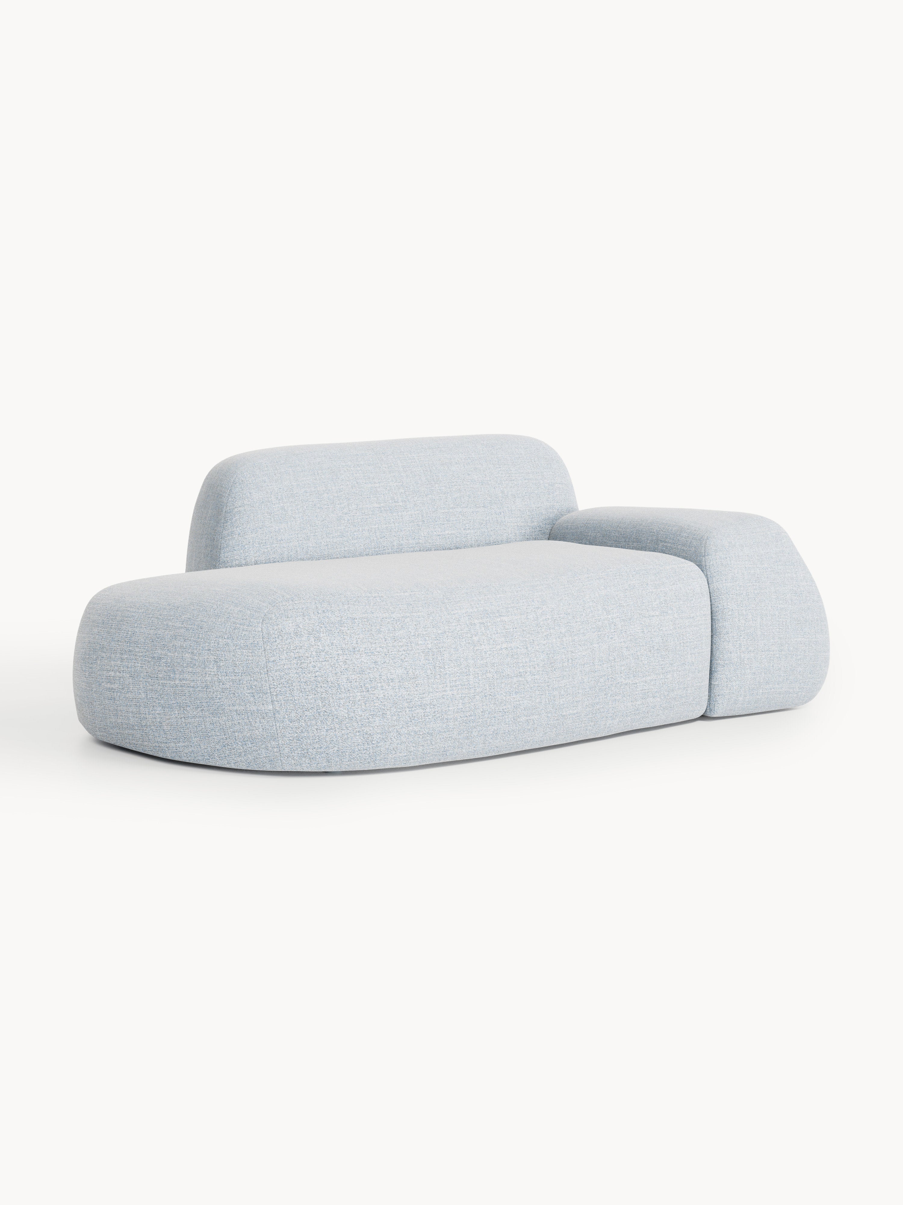 Bouclé-Sofa Wolke (2-Sitzer) mit Chaiselongue
