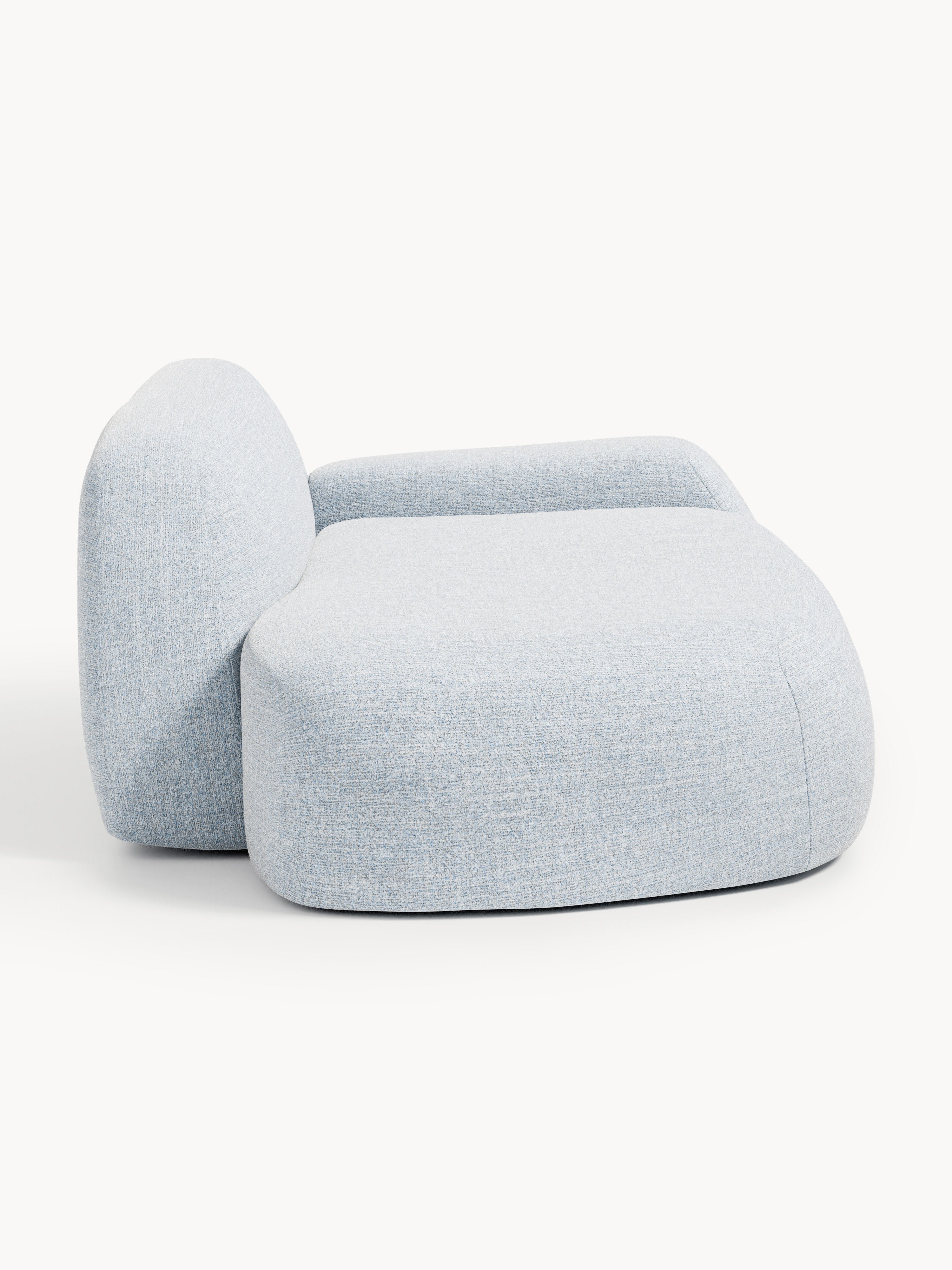 Bouclé-Sofa Wolke (2-Sitzer) mit Chaiselongue