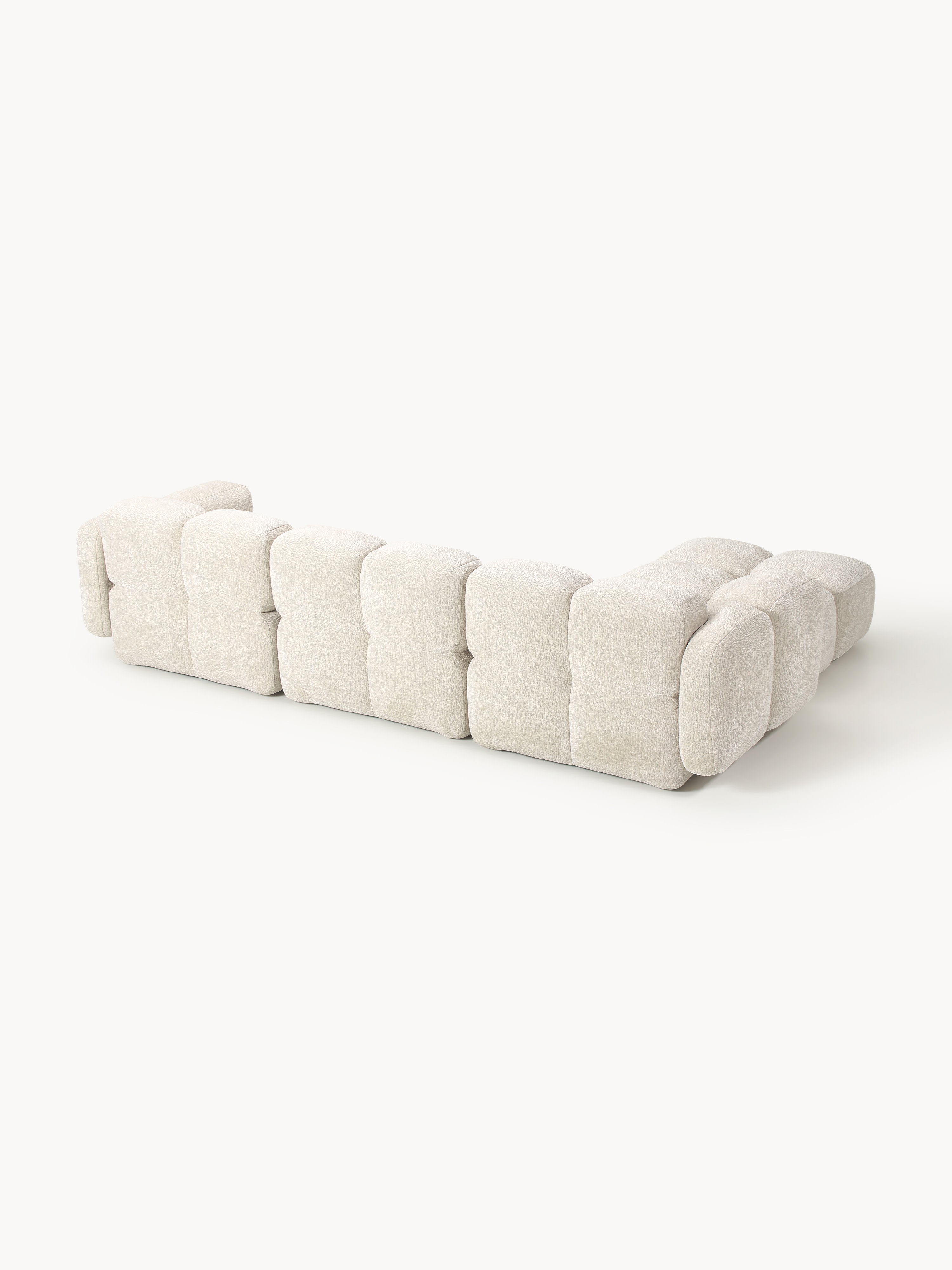 Modulares Sofa Tayla (4-Sitzer) mit Hocker (links/rechts)