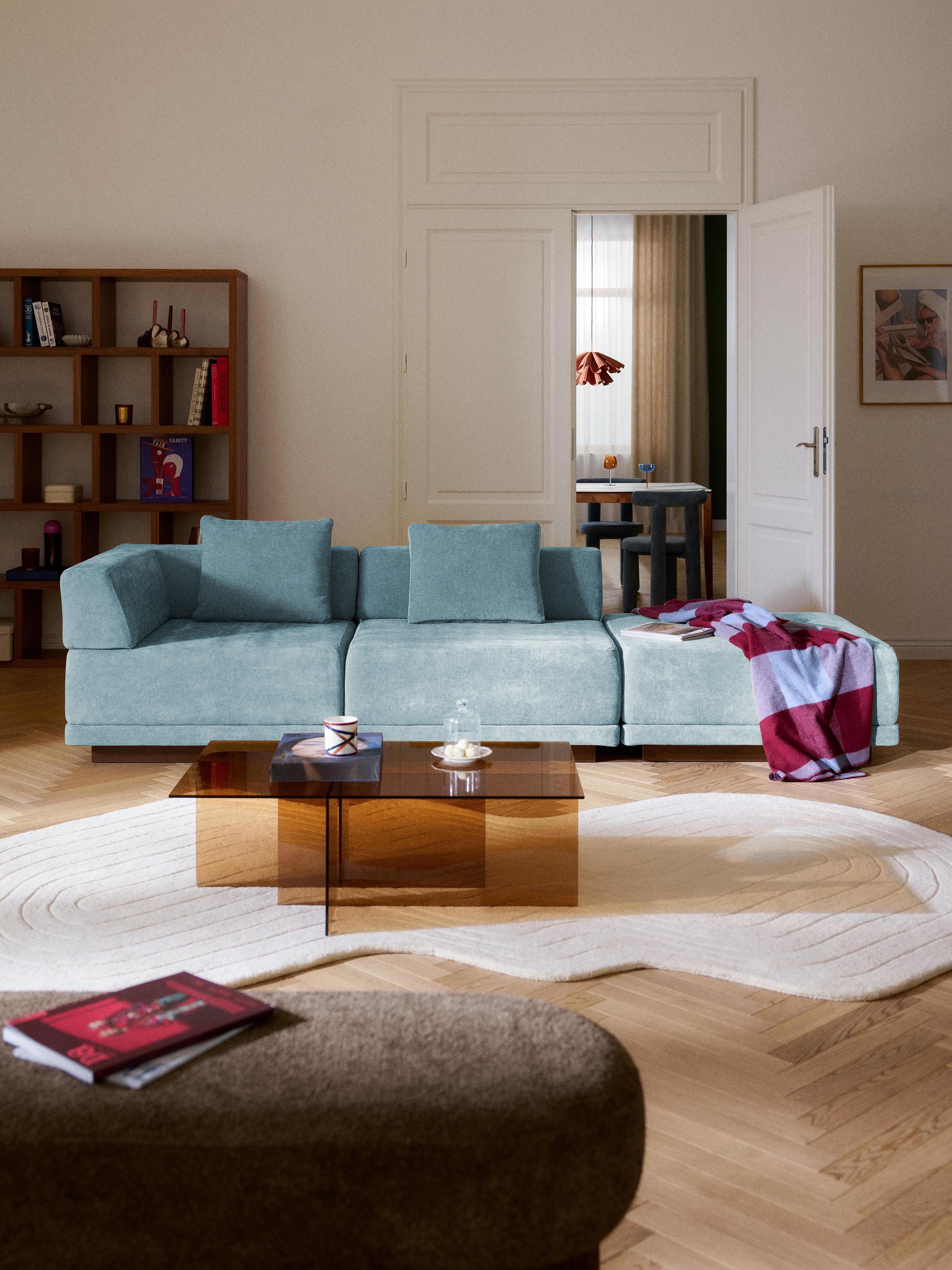 Modulares Sofa Colin (4-Sitzer) mit Ottomane