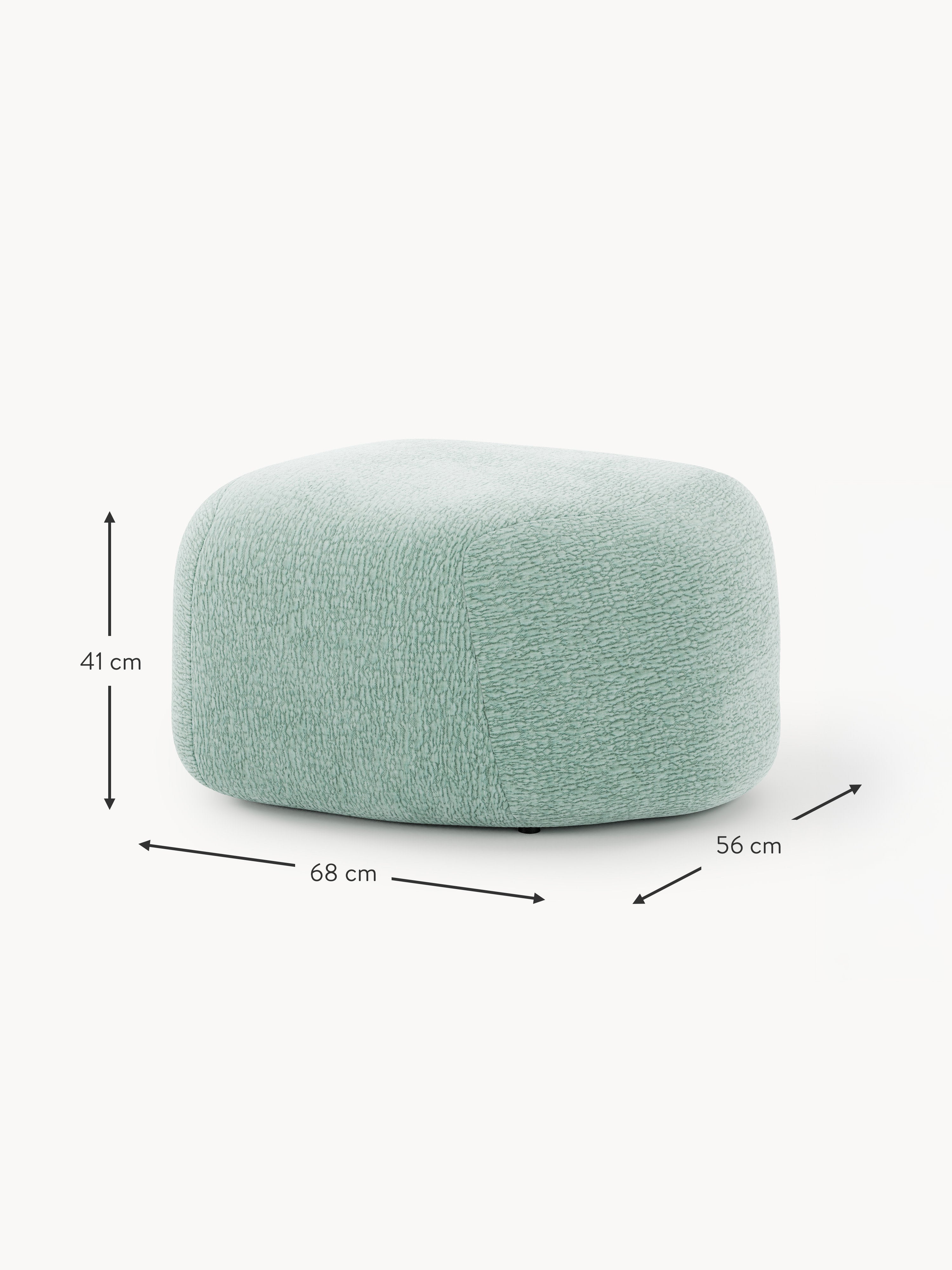 Ovaler Sofa-Hocker Wolke