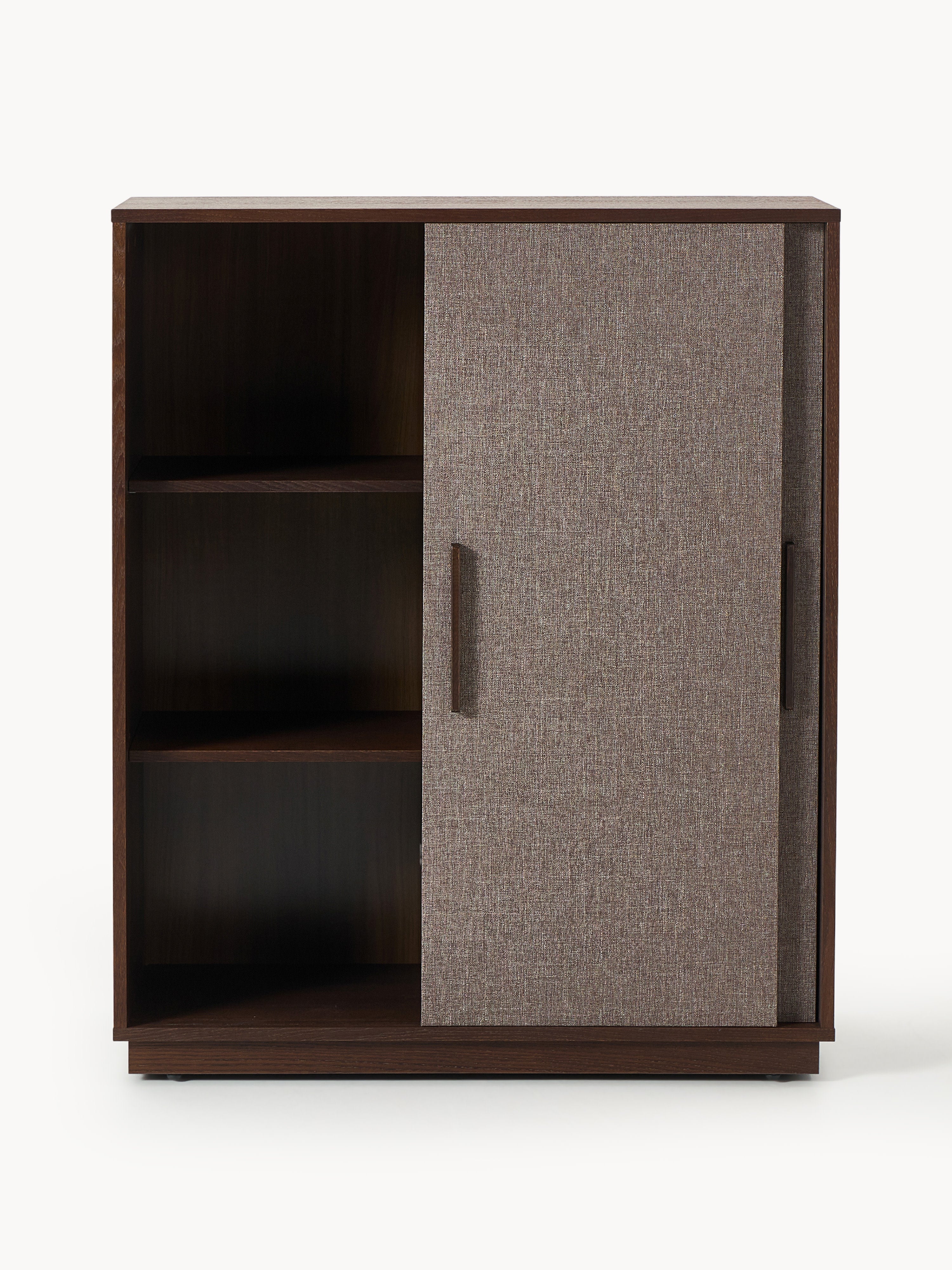 Holz-Highboard Wisp mit gepolsteter Front