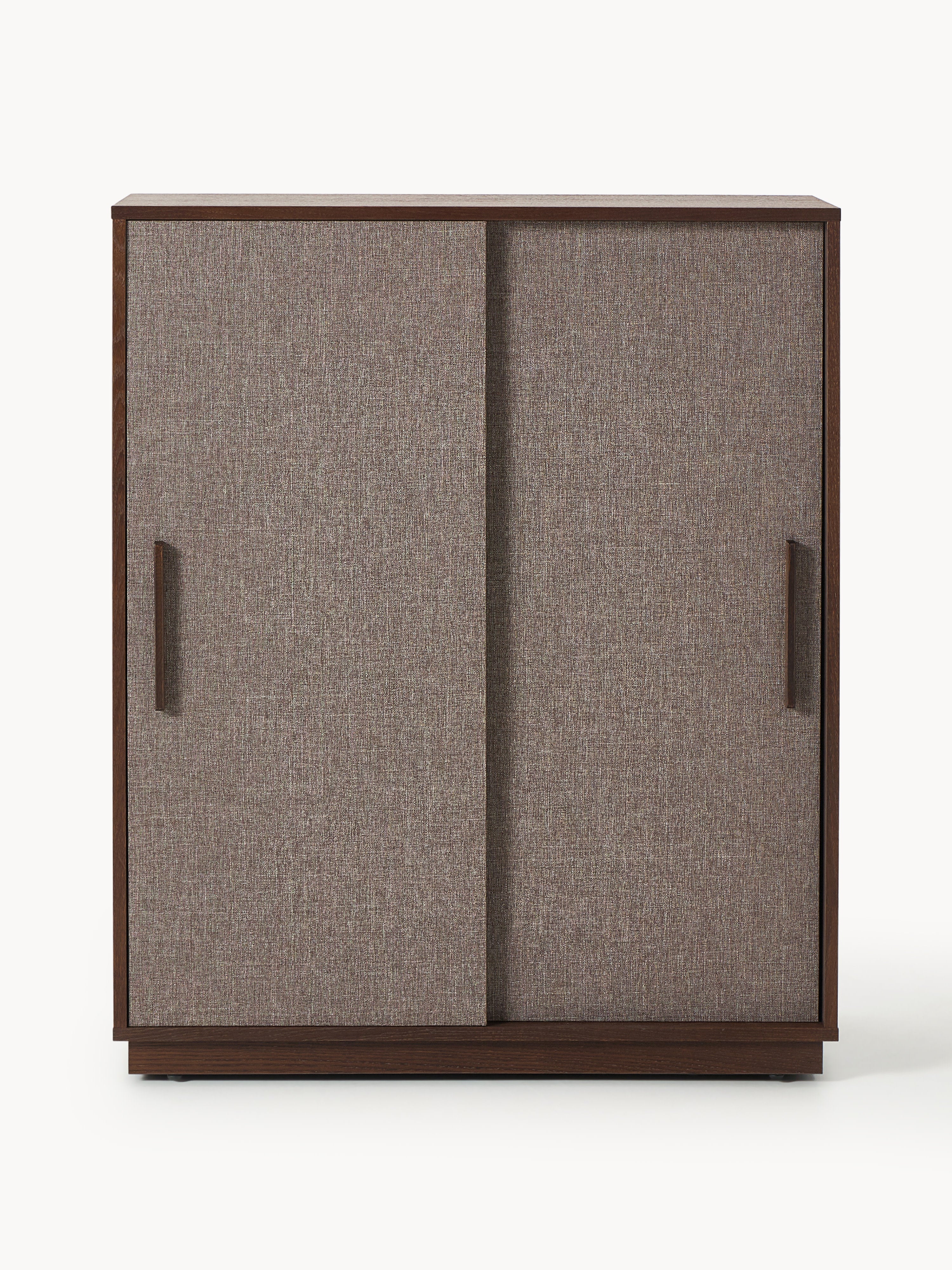 Holz-Highboard Wisp mit gepolsteter Front