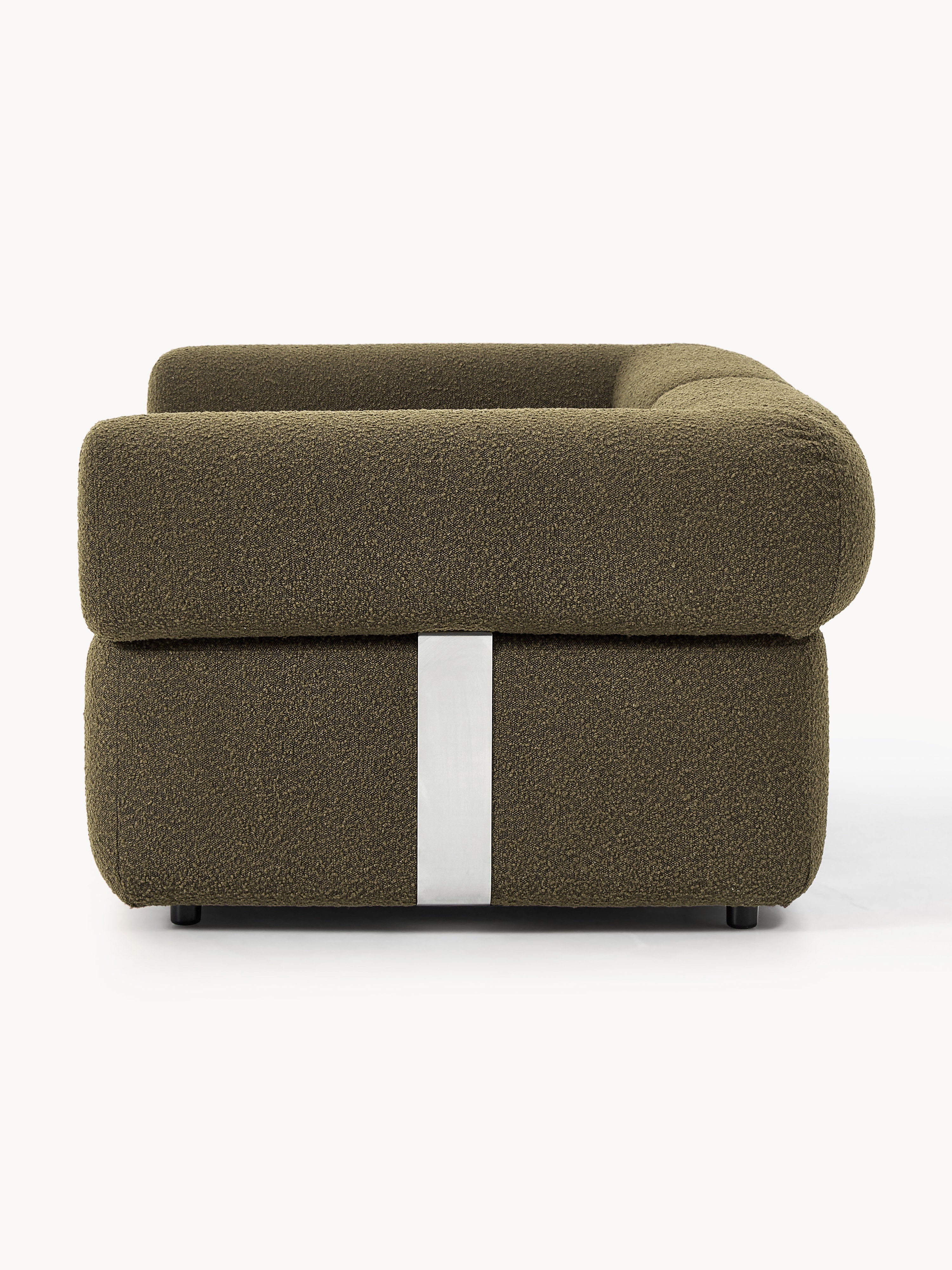 Modulares Bouclé-Sofa Anton (3-Sitzer)
