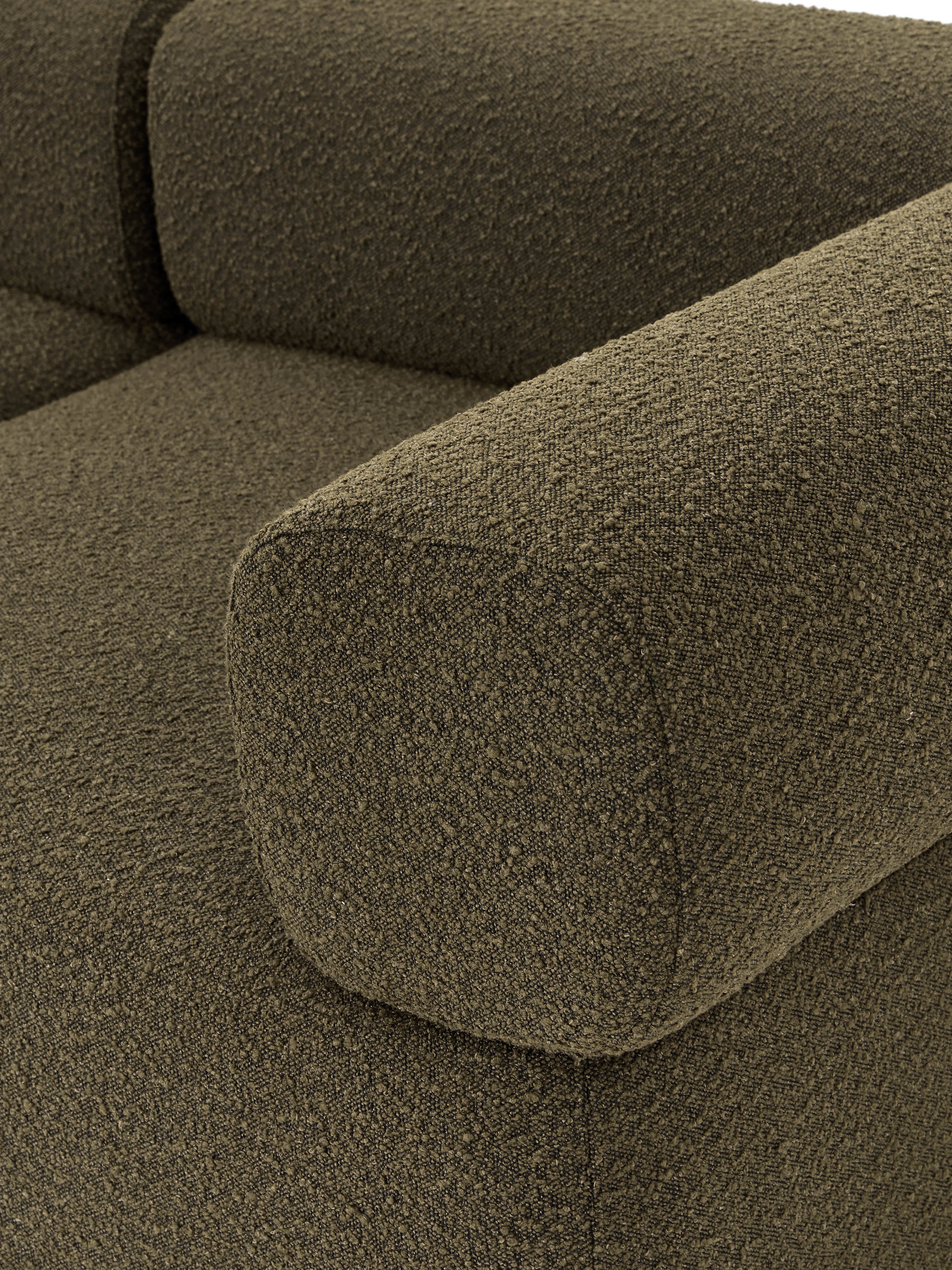 Modulares Bouclé-Sofa Anton (3-Sitzer)