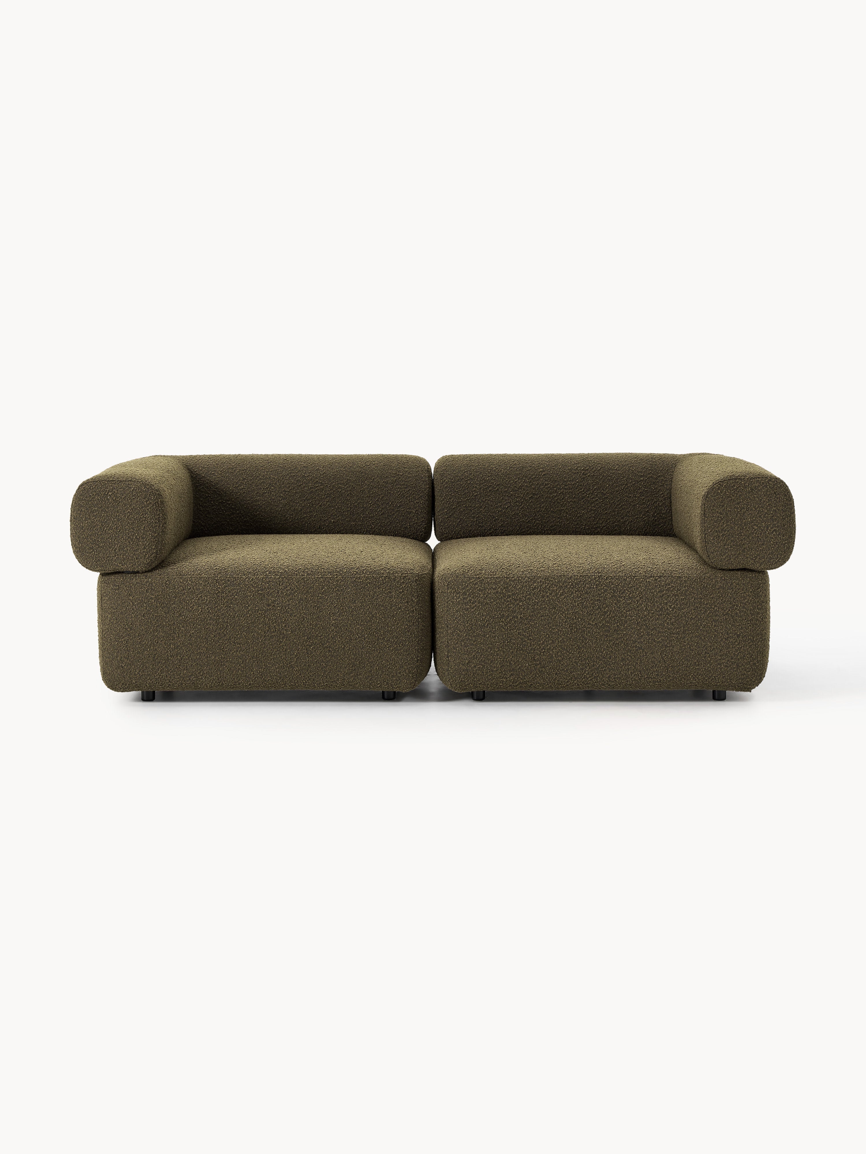 Galeriebild 1 - Modulares Bouclé-Sofa Anton (3-Sitzer)