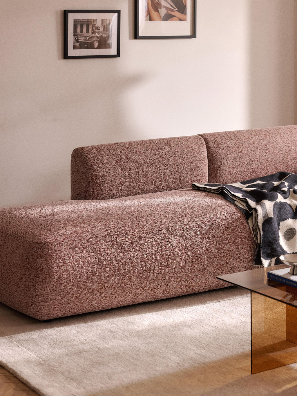 Bouclé-Chaise-Modul Sofia