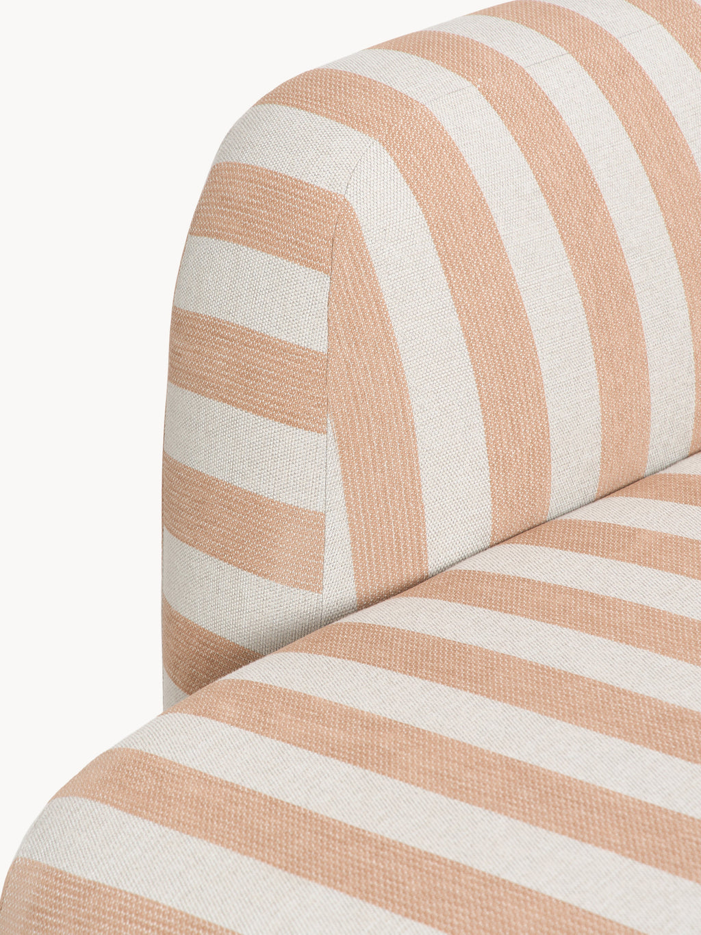 Modulares Gestreiftes Ecksofa Wolke (4-Sitzer) mit Chaiselongue