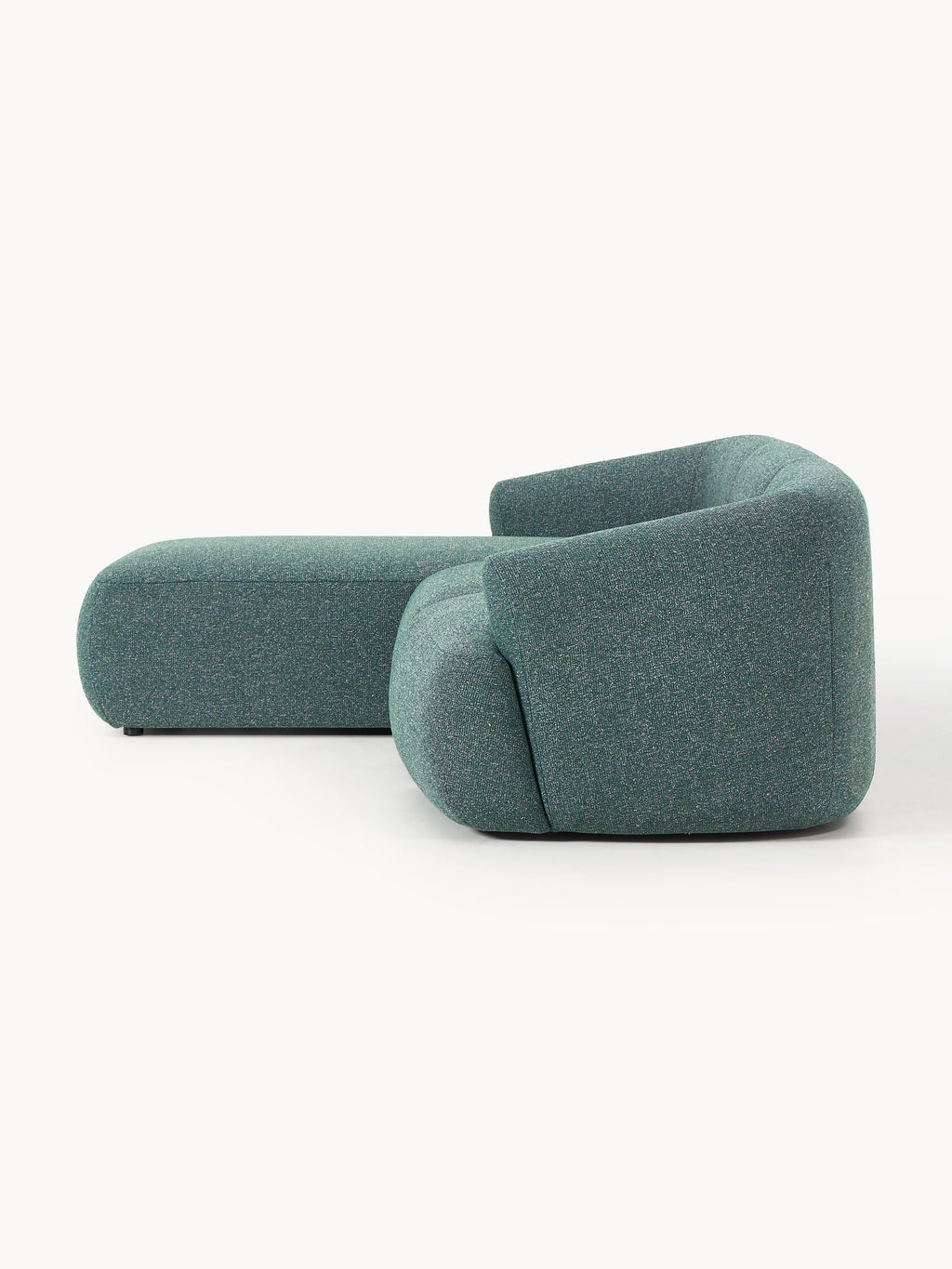 Modulares Bouclé-Ecksofa Sofia (3-Sitzer)