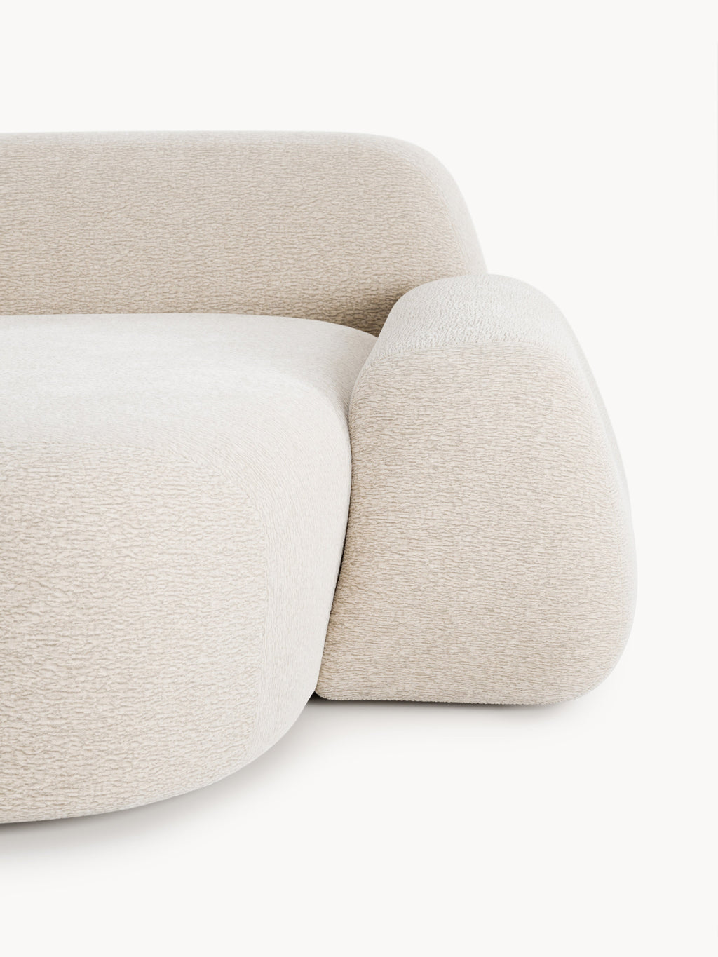 Modulares Teddy-Ecksofa Wolke (4-Sitzer)