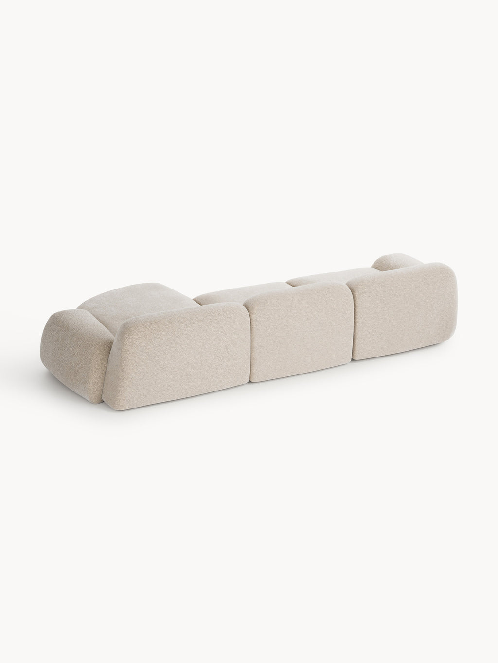 Modulares Teddy-Ecksofa Wolke (4-Sitzer)