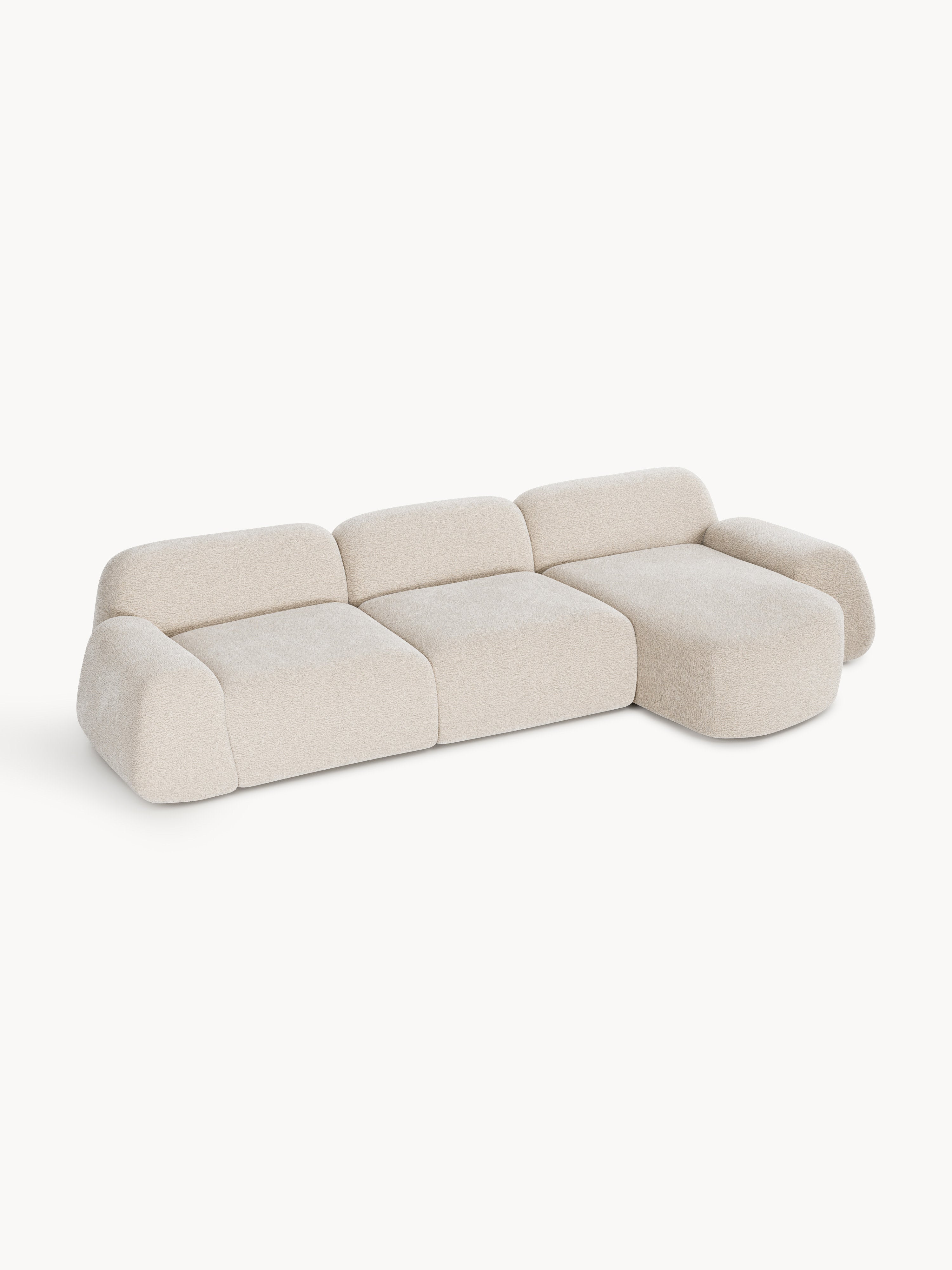 Modulares Teddy-Ecksofa Wolke (4-Sitzer)