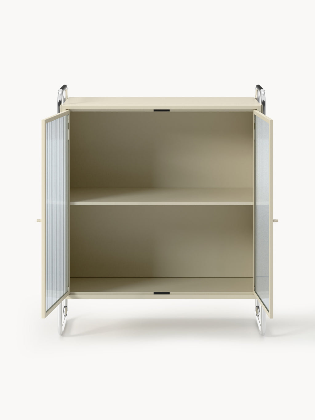 Metall-Vitrine Robyn mit Glas-Front