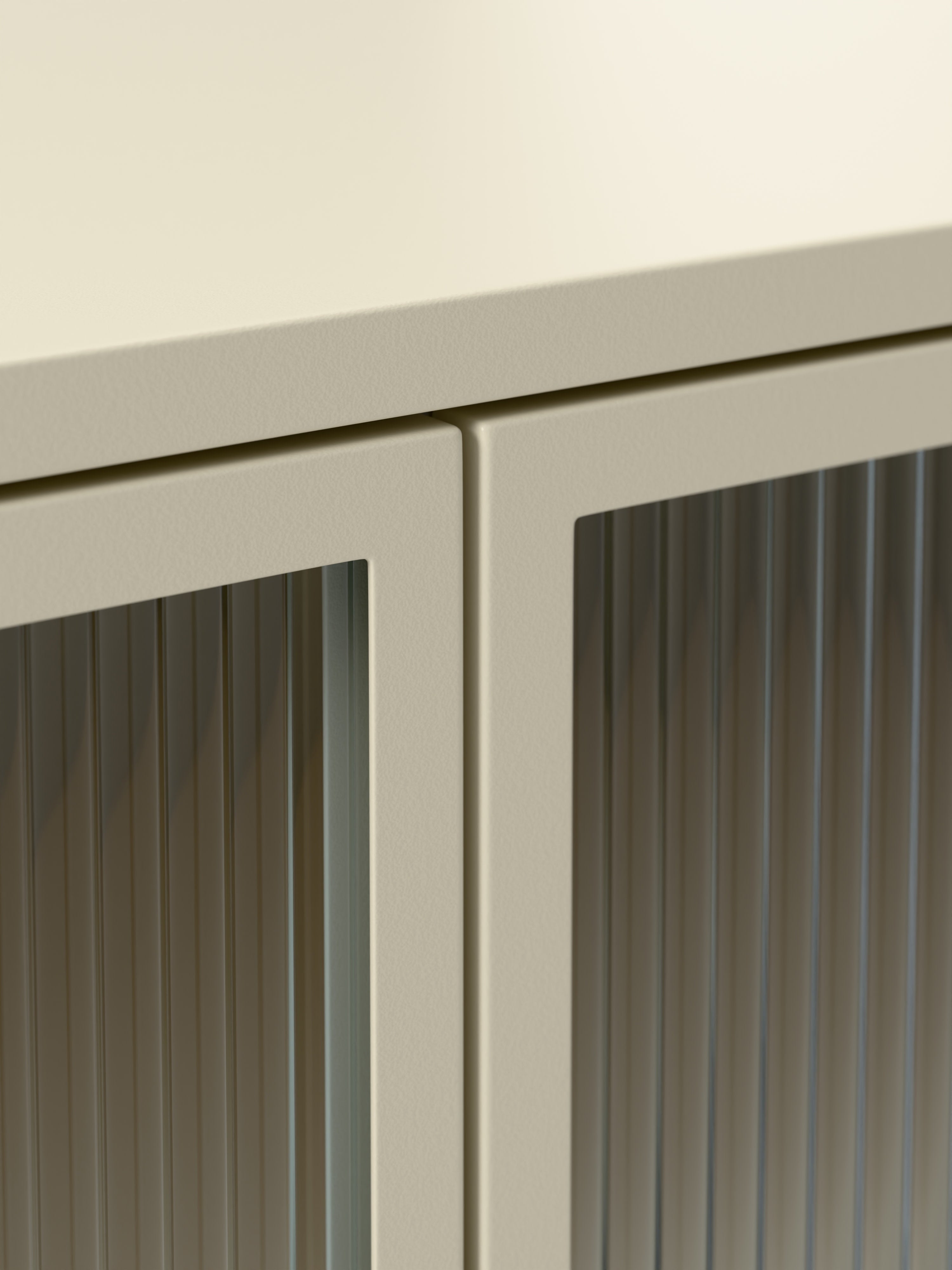 Metall-Vitrine Robyn mit Glas-Front