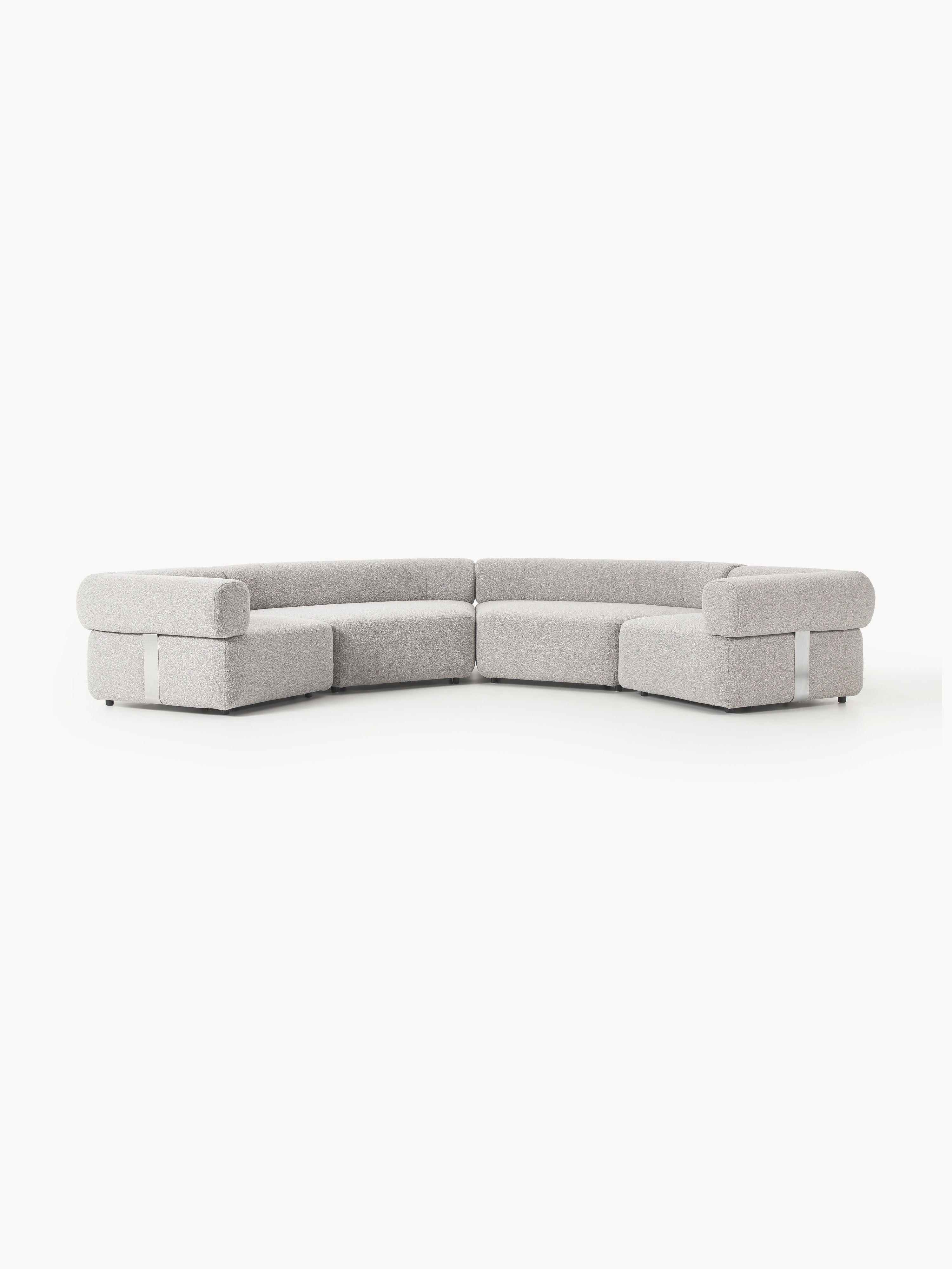 Galeriebild 1 - Großes modulares Bouclé-Sofa Anton