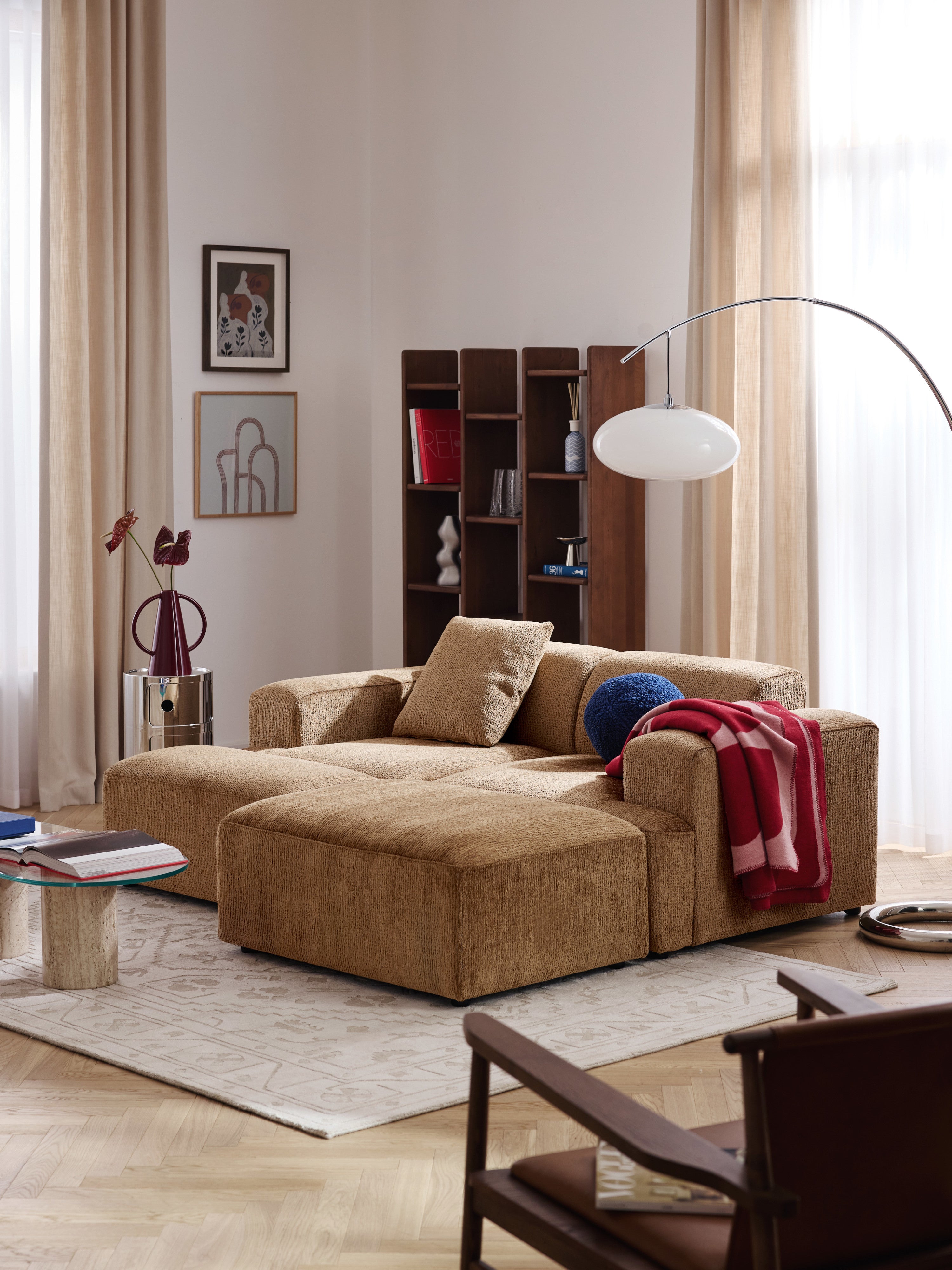 Sofa-Hocker Melva, B 99 x T 72 cm