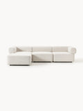 Galeriebild 1 - Modulares Bouclé-Sofa Anton (4-Sitzer) mit Hocker (links/rechts)