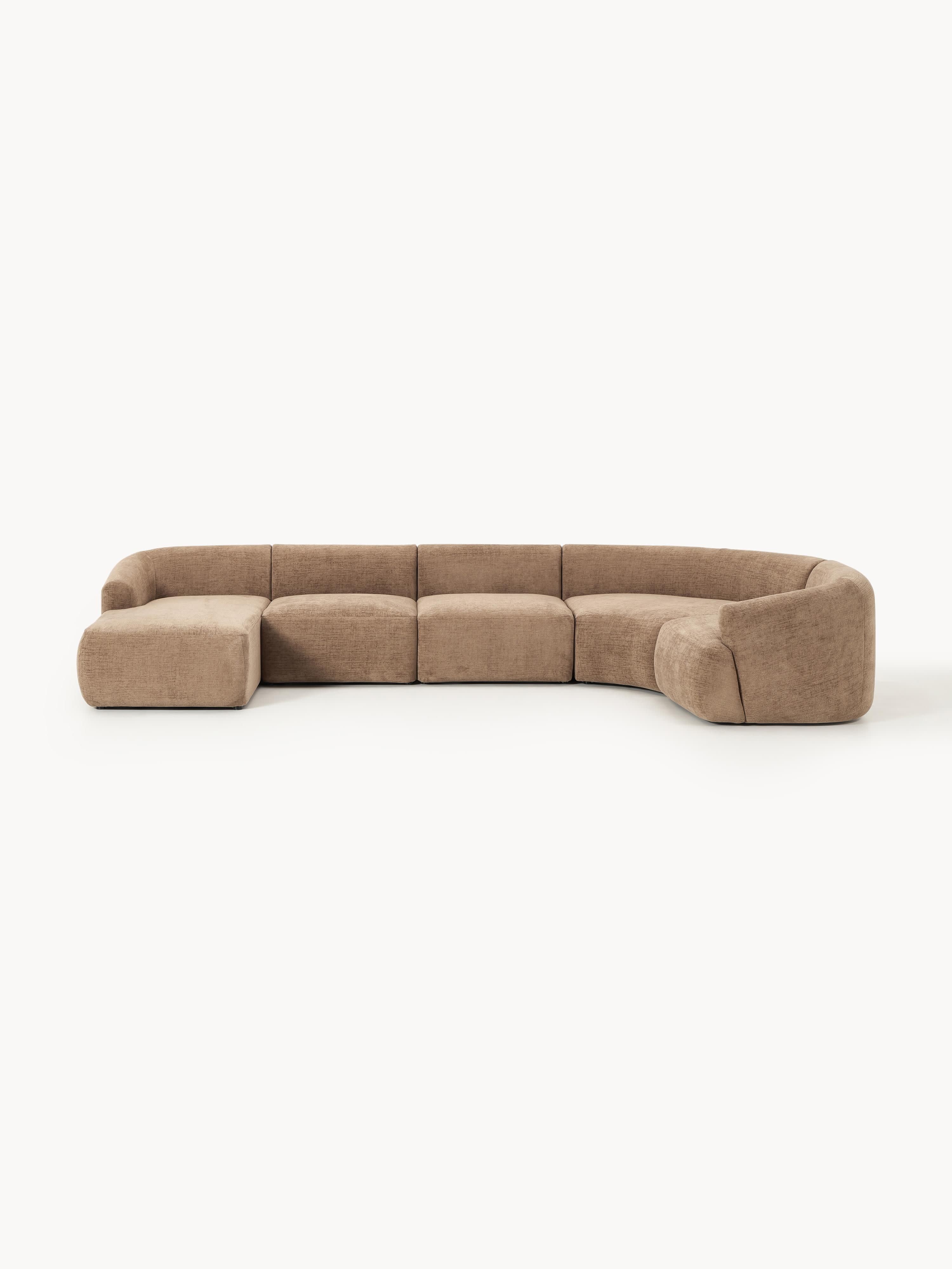 Runder Holz-Couchtisch Miya mit Glasplatte