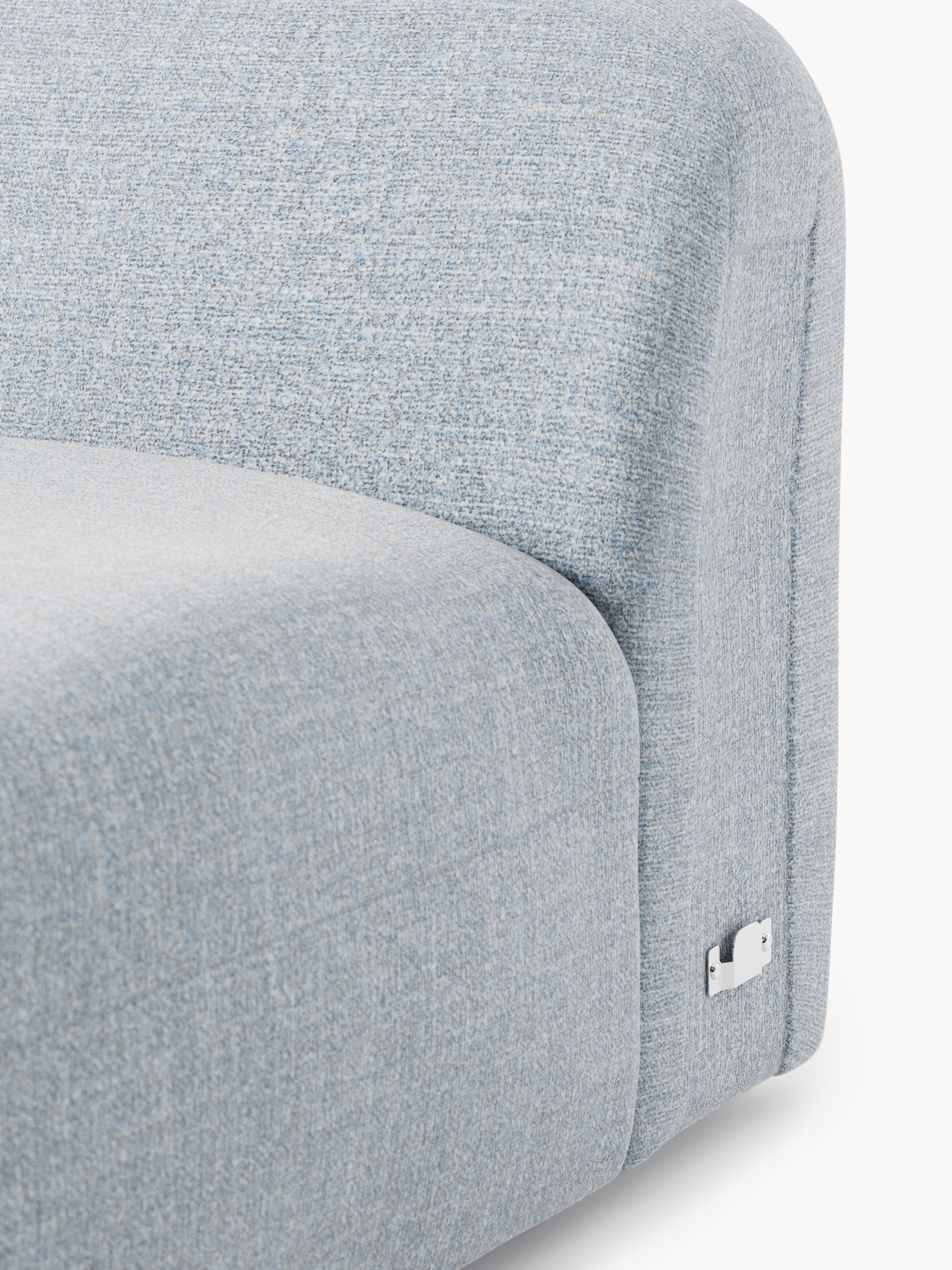 Bouclé-Chaise-Modul Wolke