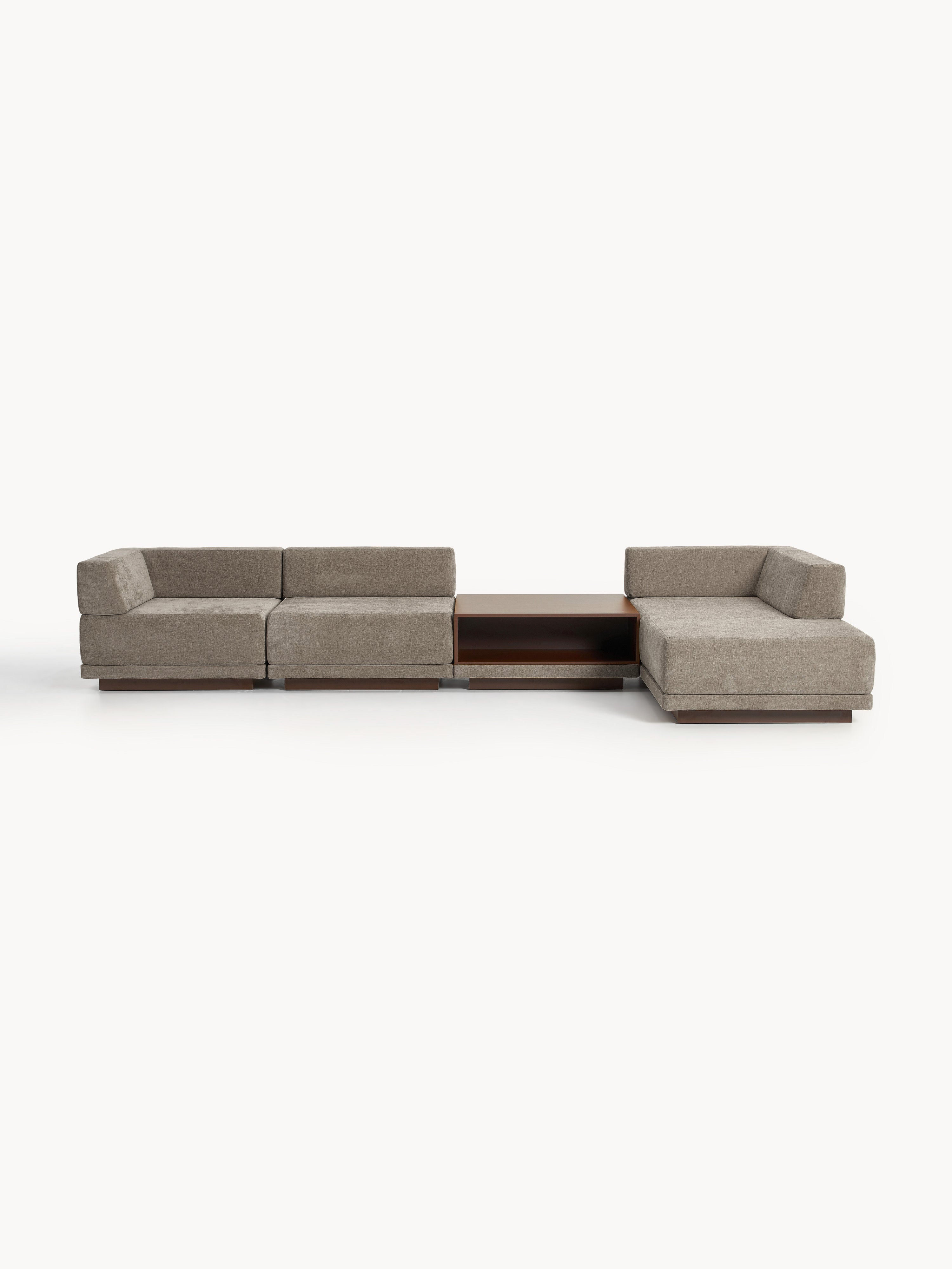 Modulares Ecksofa Colin (4-Sitzer) mit Couchtisch