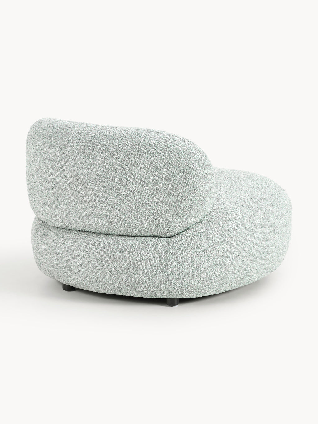 Bouclé-Loungesessel Alba