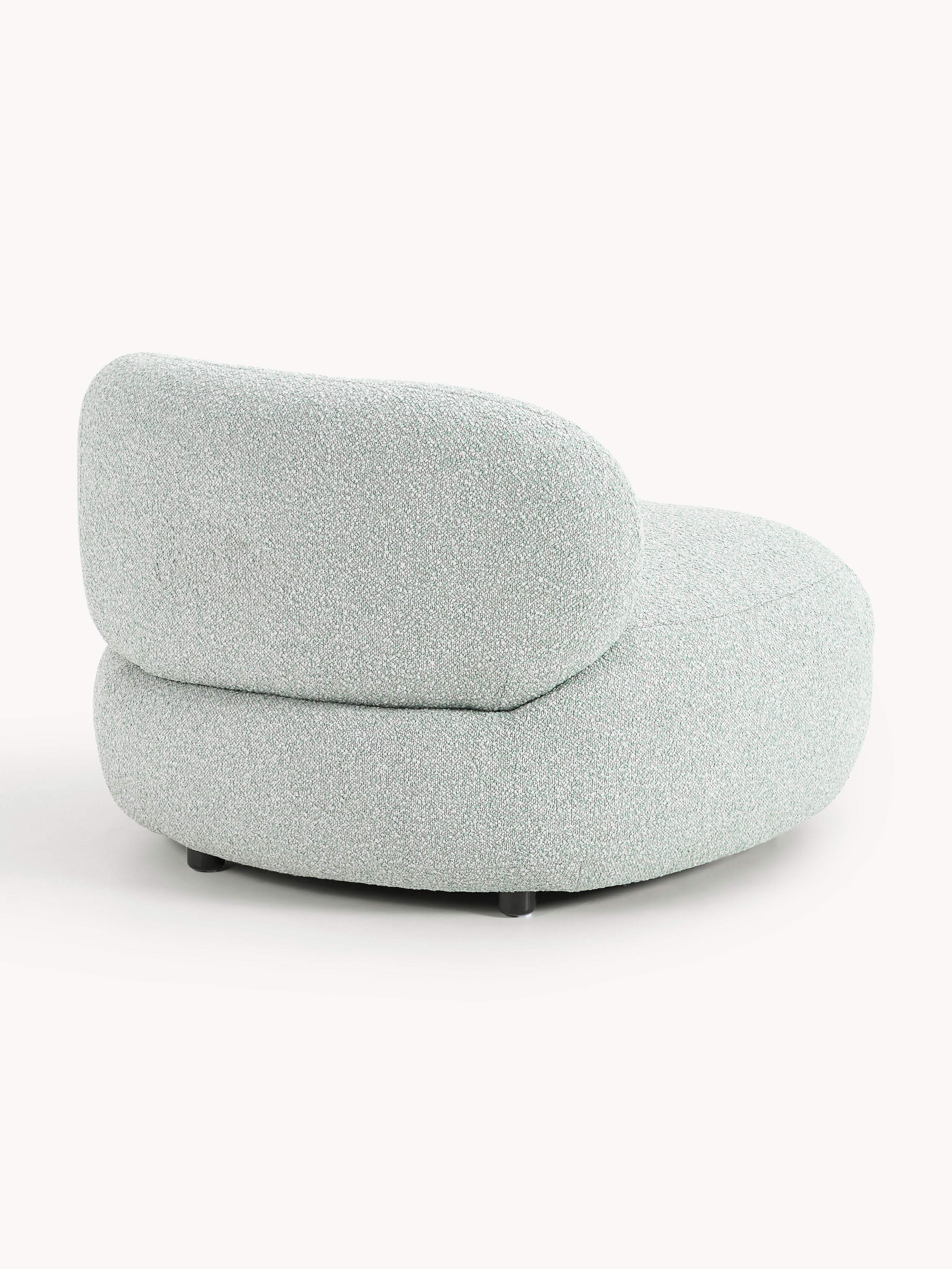Bouclé-Loungesessel Alba