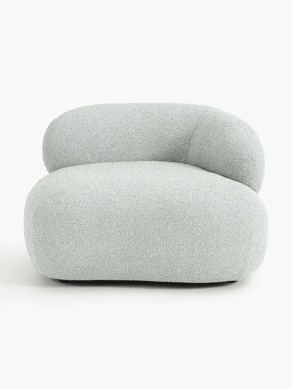 Bouclé-Loungesessel Alba
