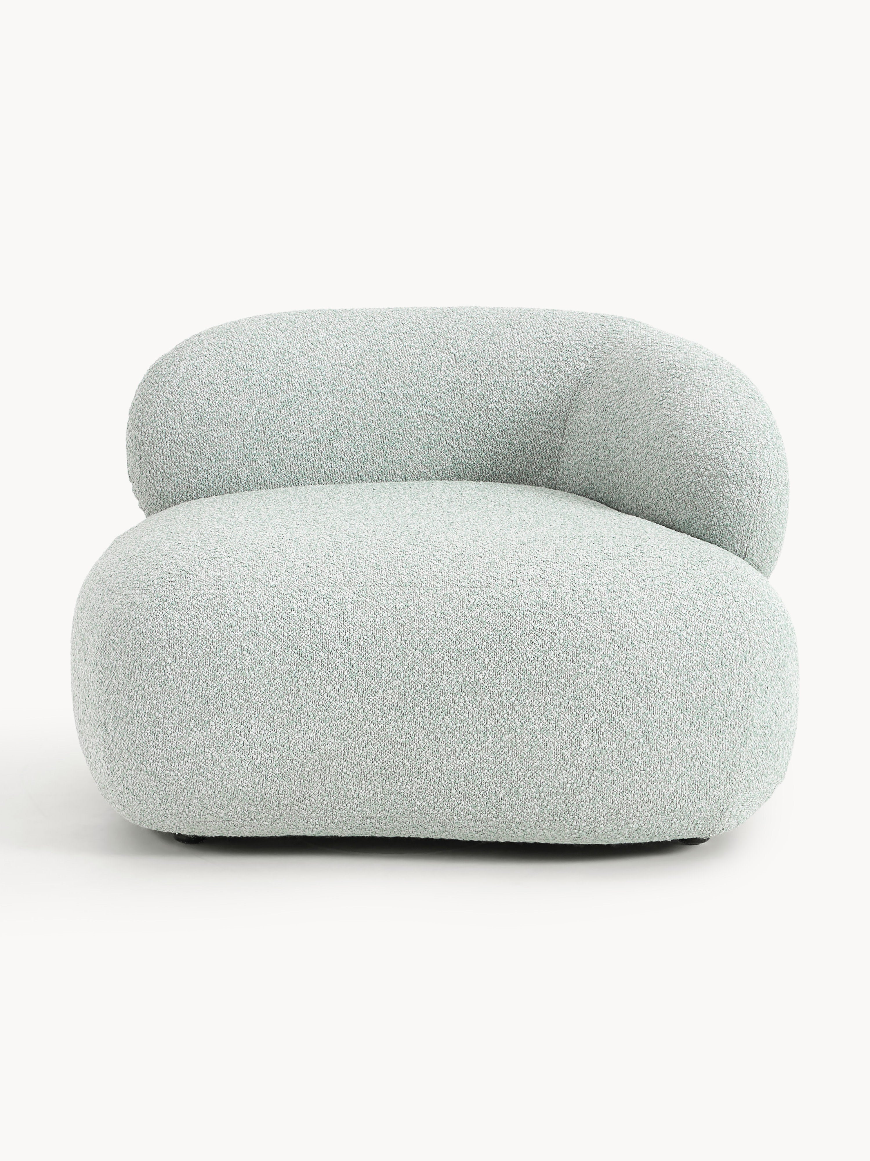 Bouclé-Loungesessel Alba