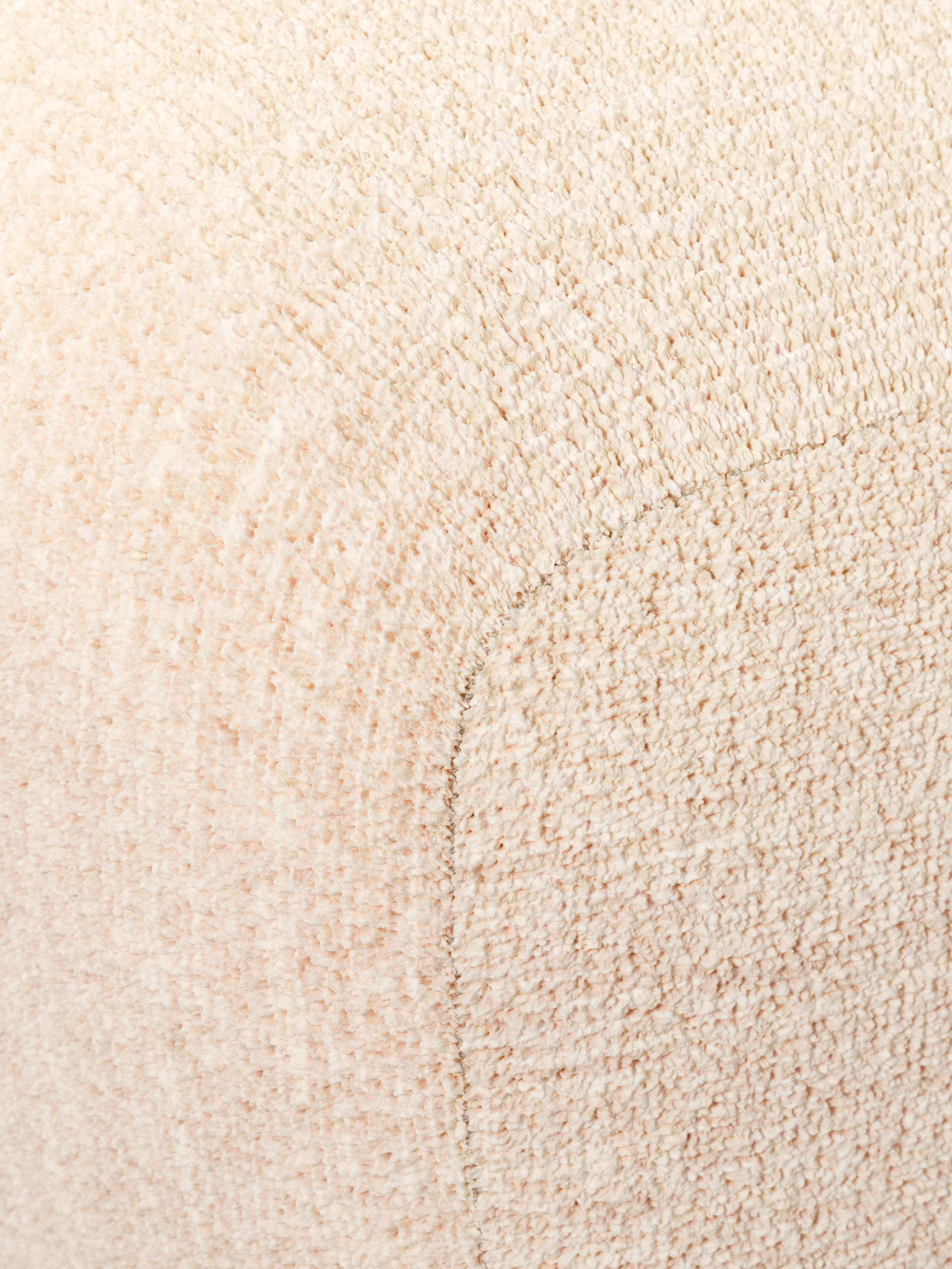 Hoher Bouclé-Sofa-Hocker Wolke