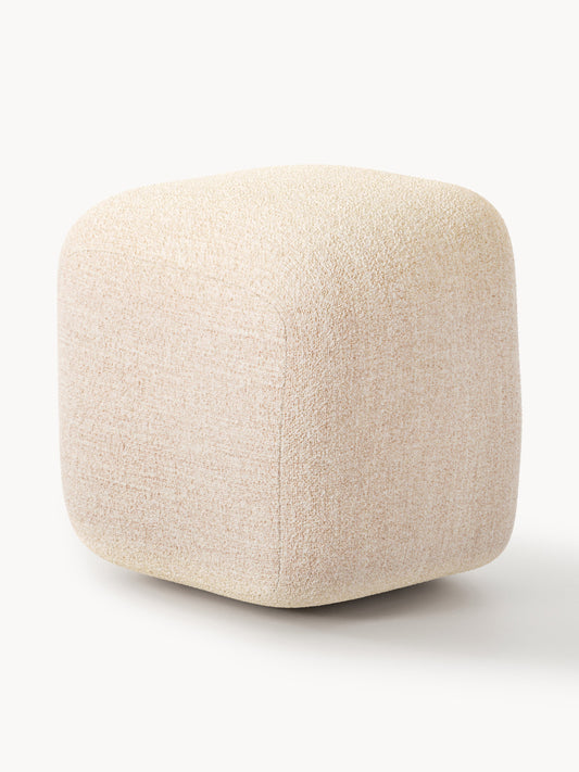 Galeriebild 1 - Hoher Bouclé-Sofa-Hocker Wolke