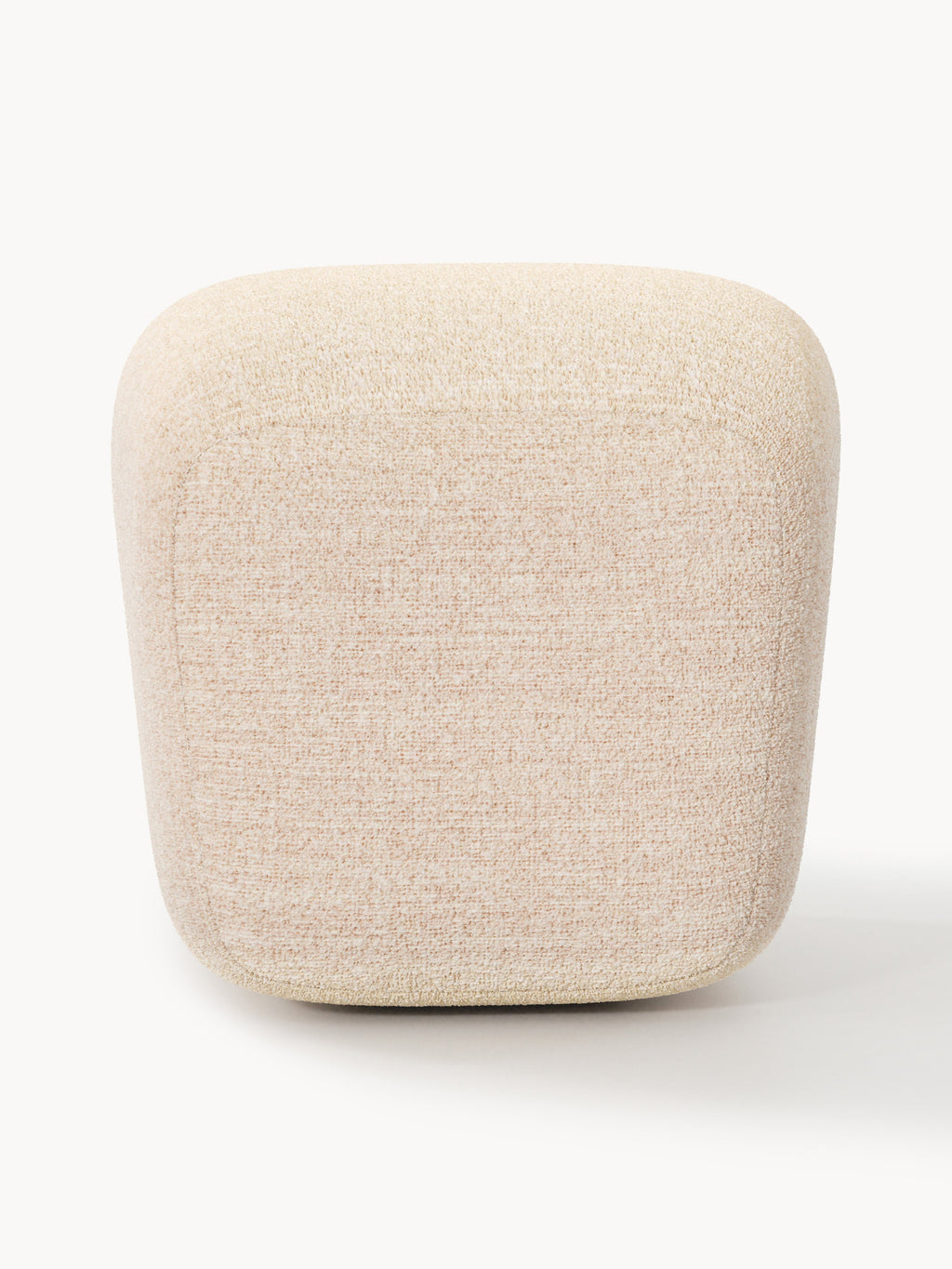 Hoher Bouclé-Sofa-Hocker Wolke