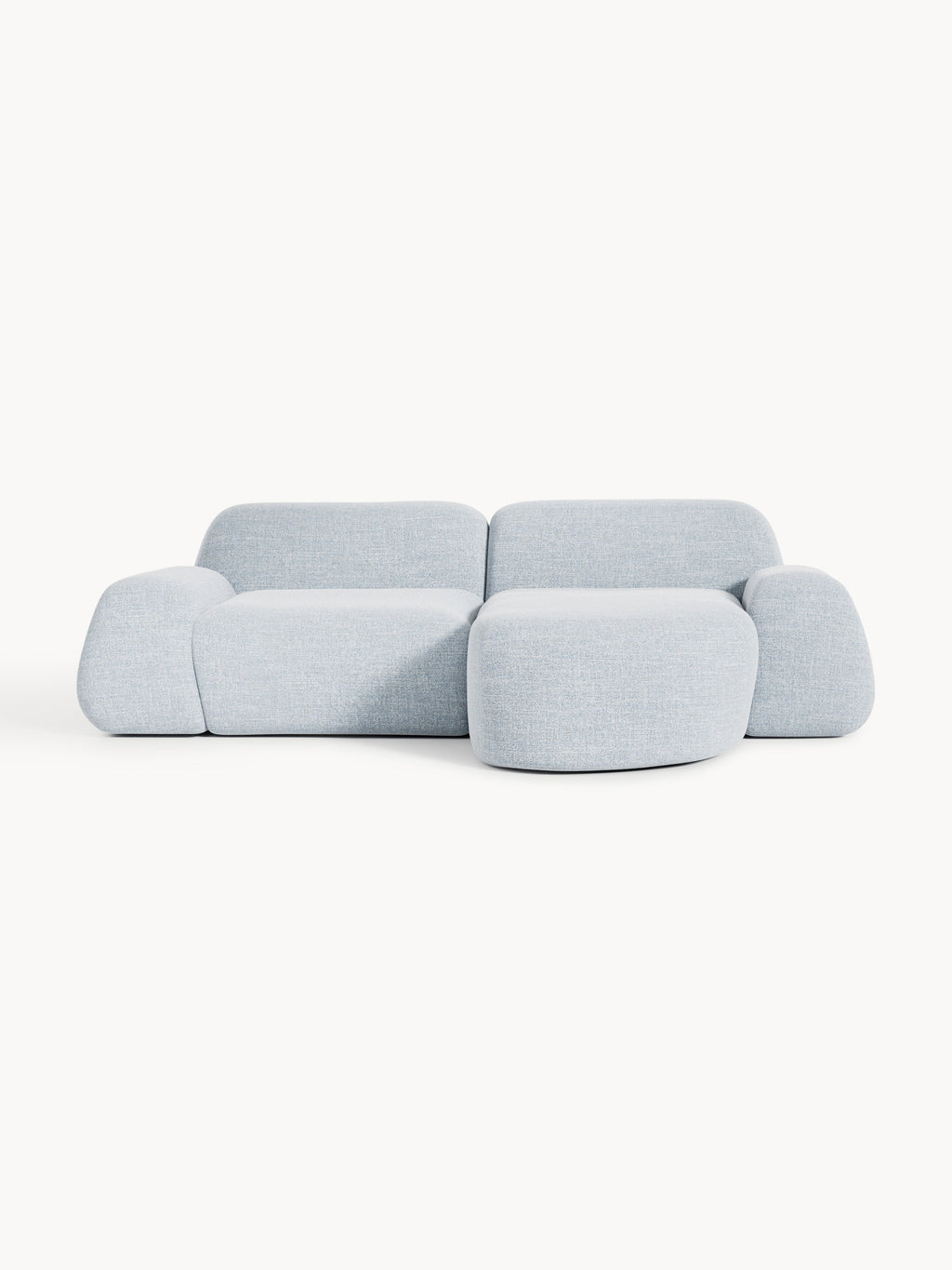 Galeriebild 1 - Modulares Bouclé-Ecksofa Wolke (3-Sitzer)