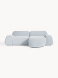 Galeriebild 1 - Modulares Bouclé-Ecksofa Wolke (3-Sitzer)