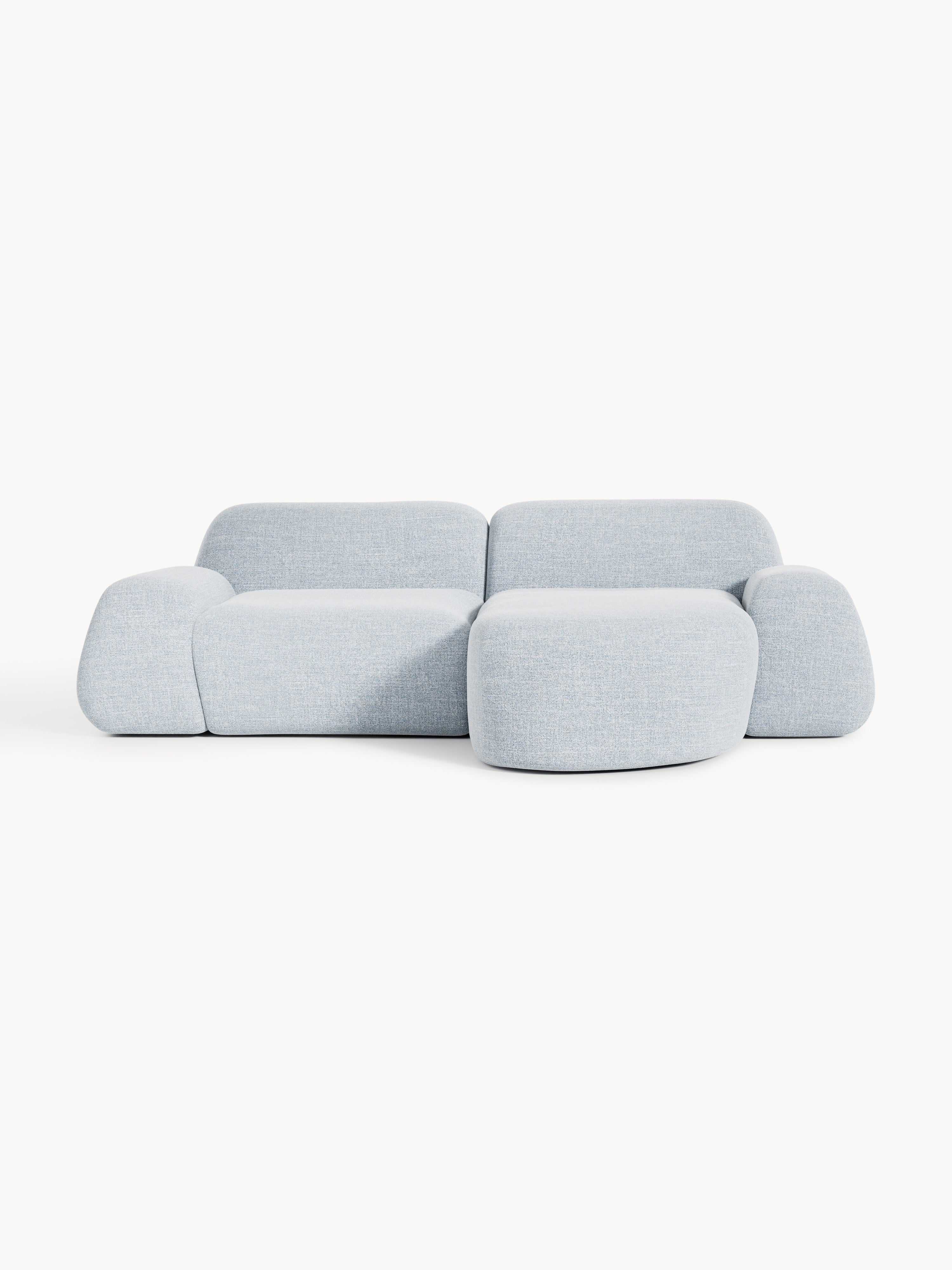 Galeriebild 1 - Modulares Bouclé-Ecksofa Wolke (3-Sitzer)