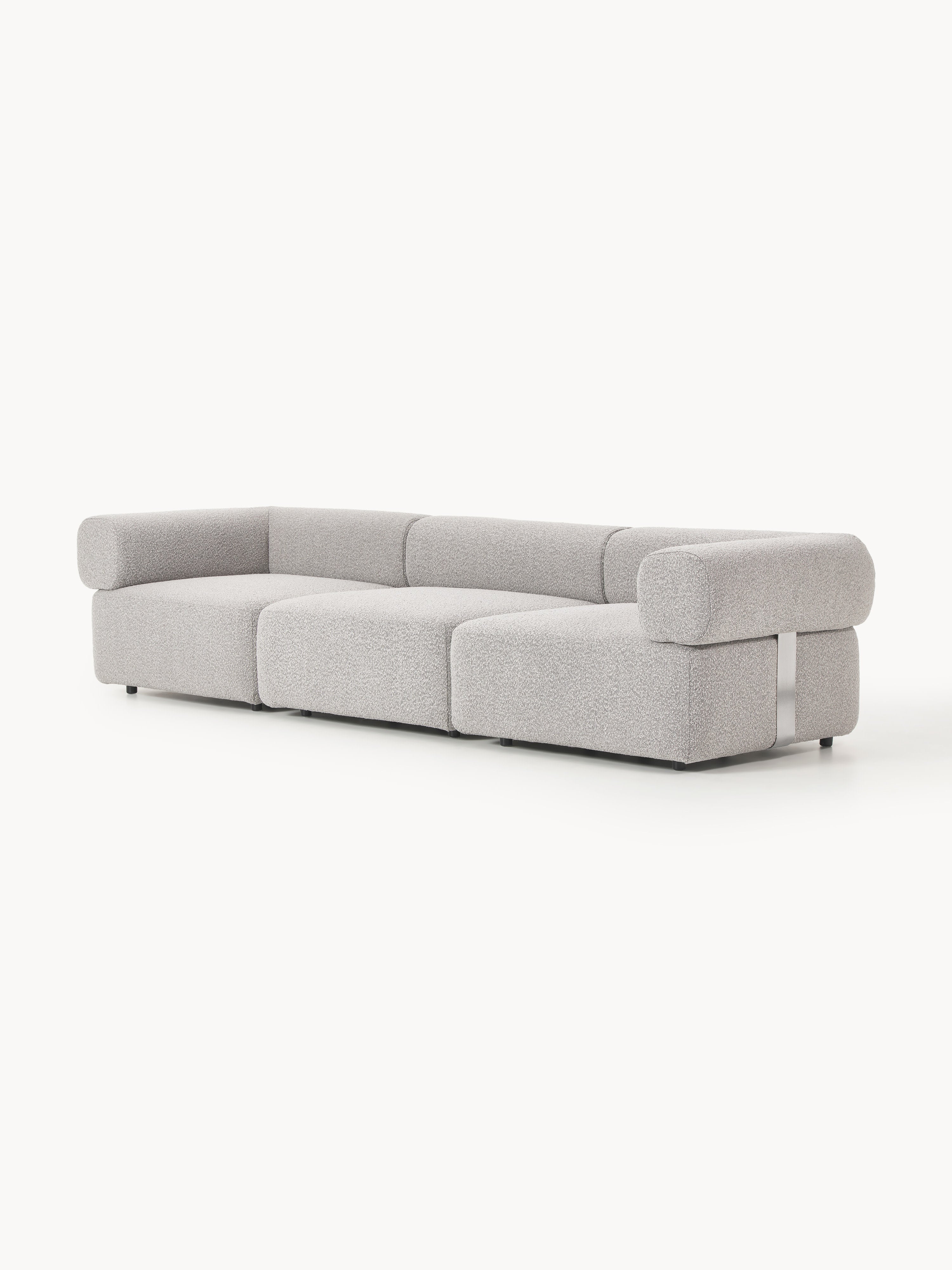 Modulares Bouclé-Sofa Anton (4-Sitzer)