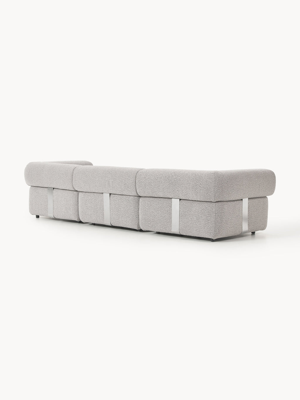 Modulares Bouclé-Sofa Anton (4-Sitzer)