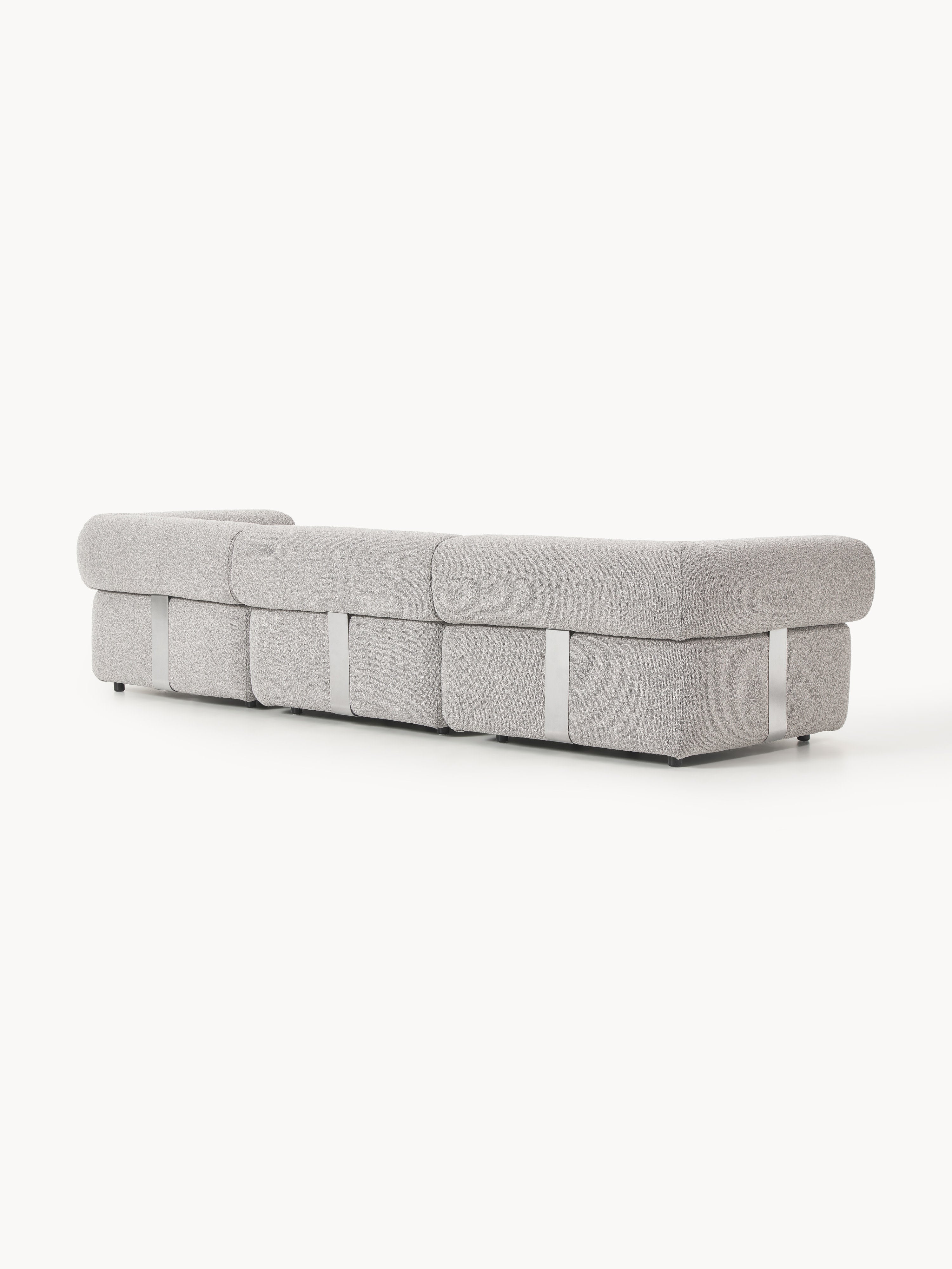 Modulares Bouclé-Sofa Anton (4-Sitzer)