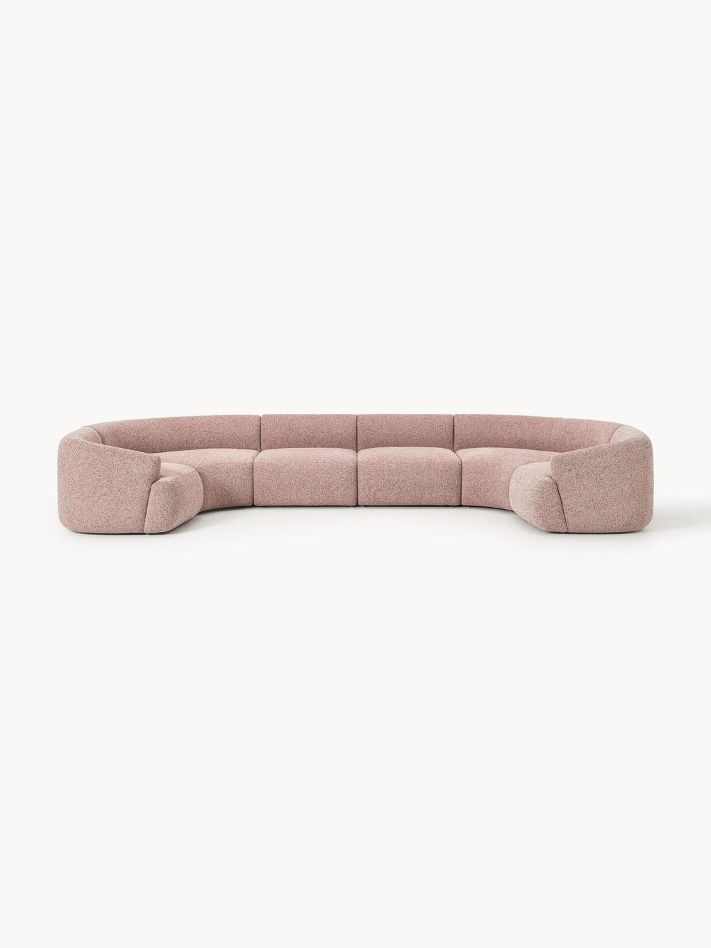 Modulares Bouclé-XL-Sofa Sofia