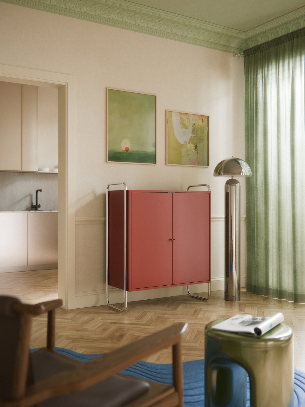 Metall-Highboard Robyn